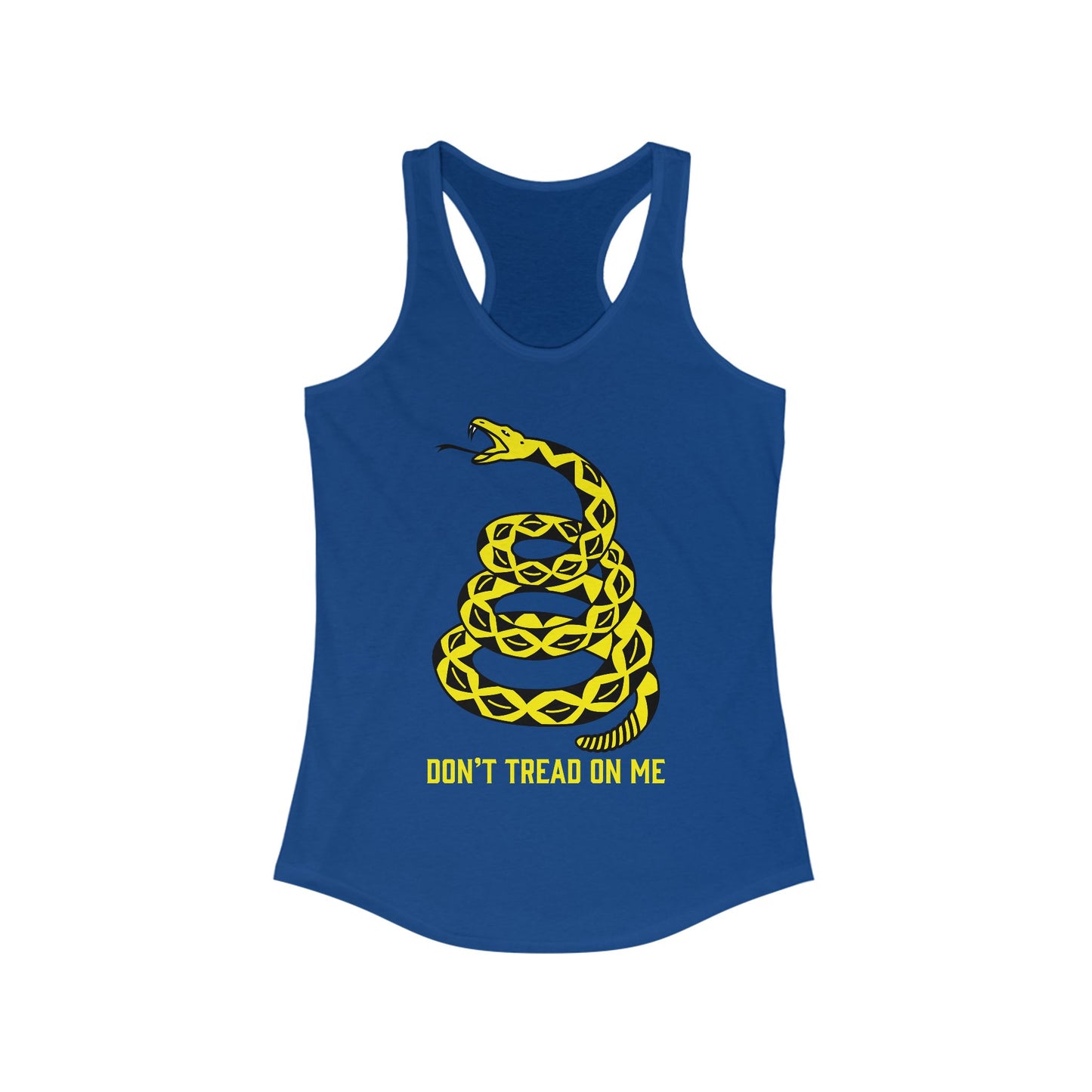 Don't Tread on Me Patriotic Racerback Tank
