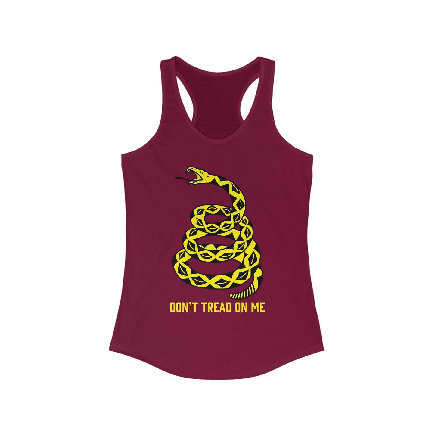 Don't Tread on Me Patriotic Racerback Tank