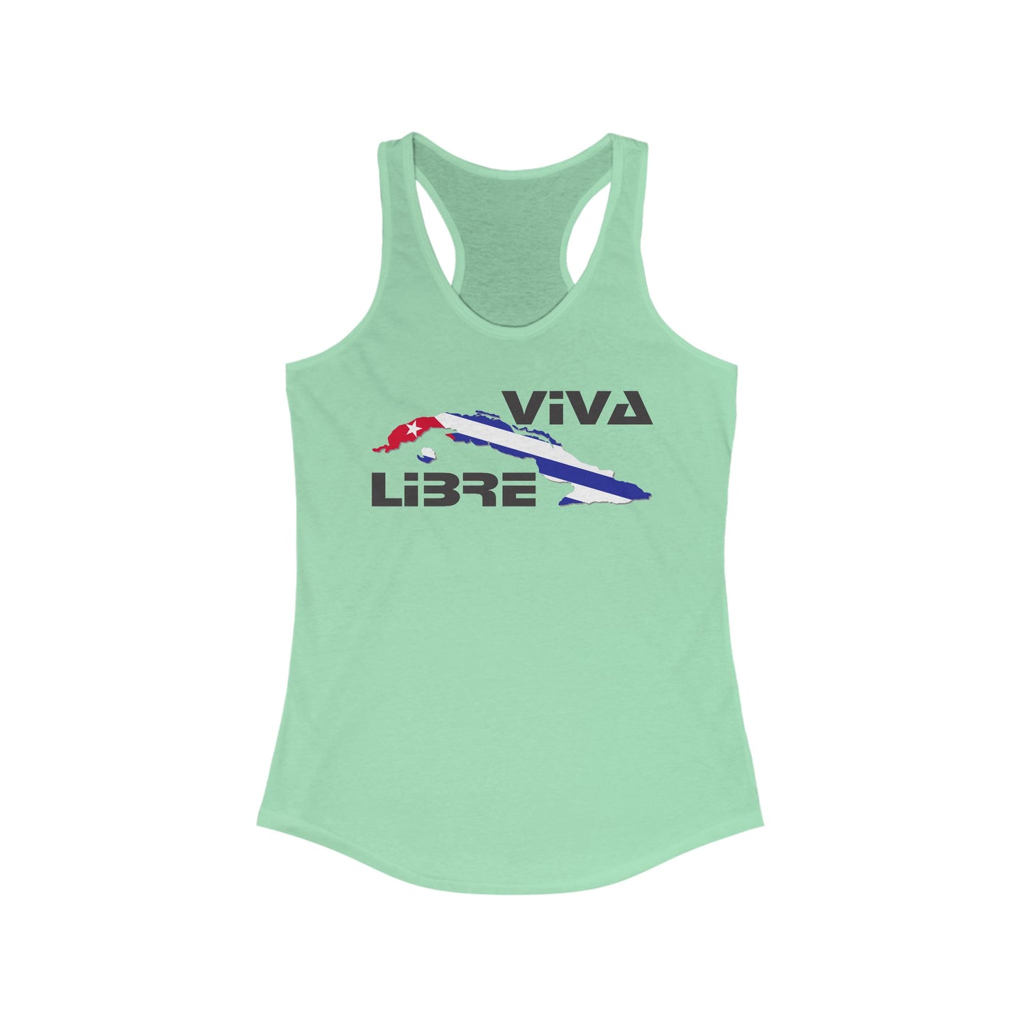 Viva Cuba Libre Patriótico Racerback Tank