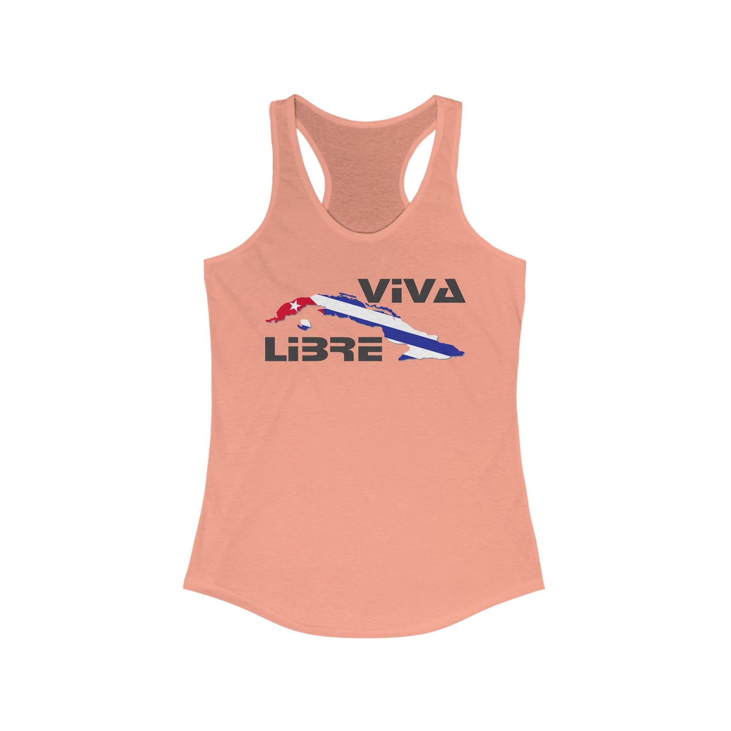 Viva Cuba Libre Patriótico Racerback Tank