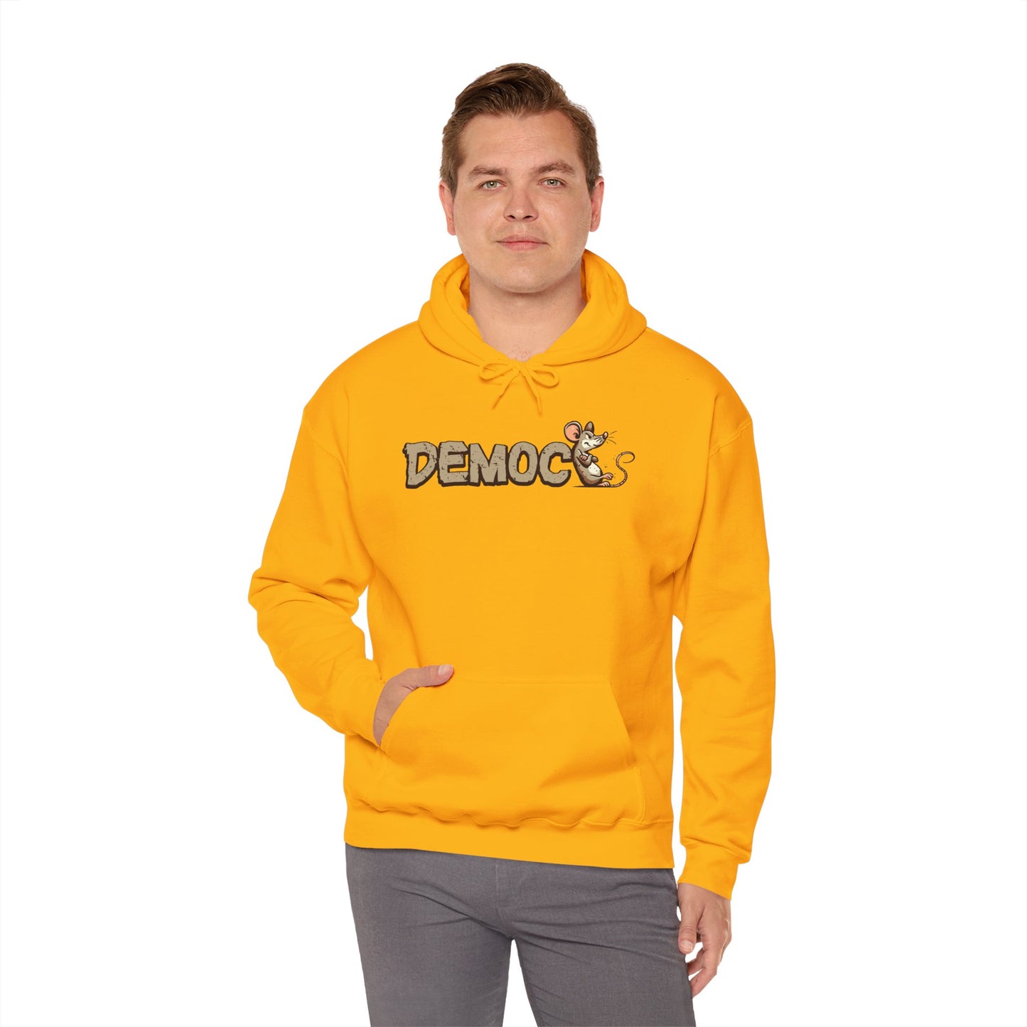 Democ-Rat Funny Political Hoodie