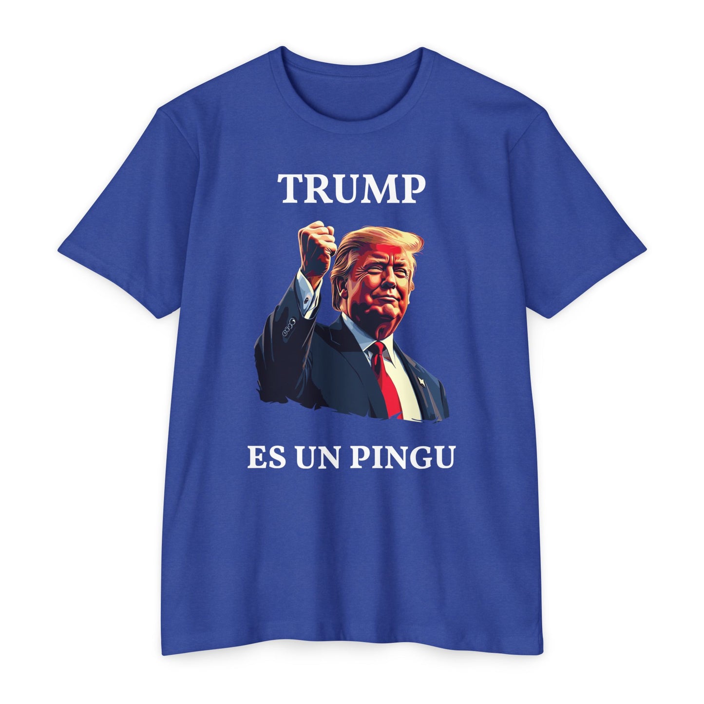 Trump es un Pingú Patriótica Camiseta
