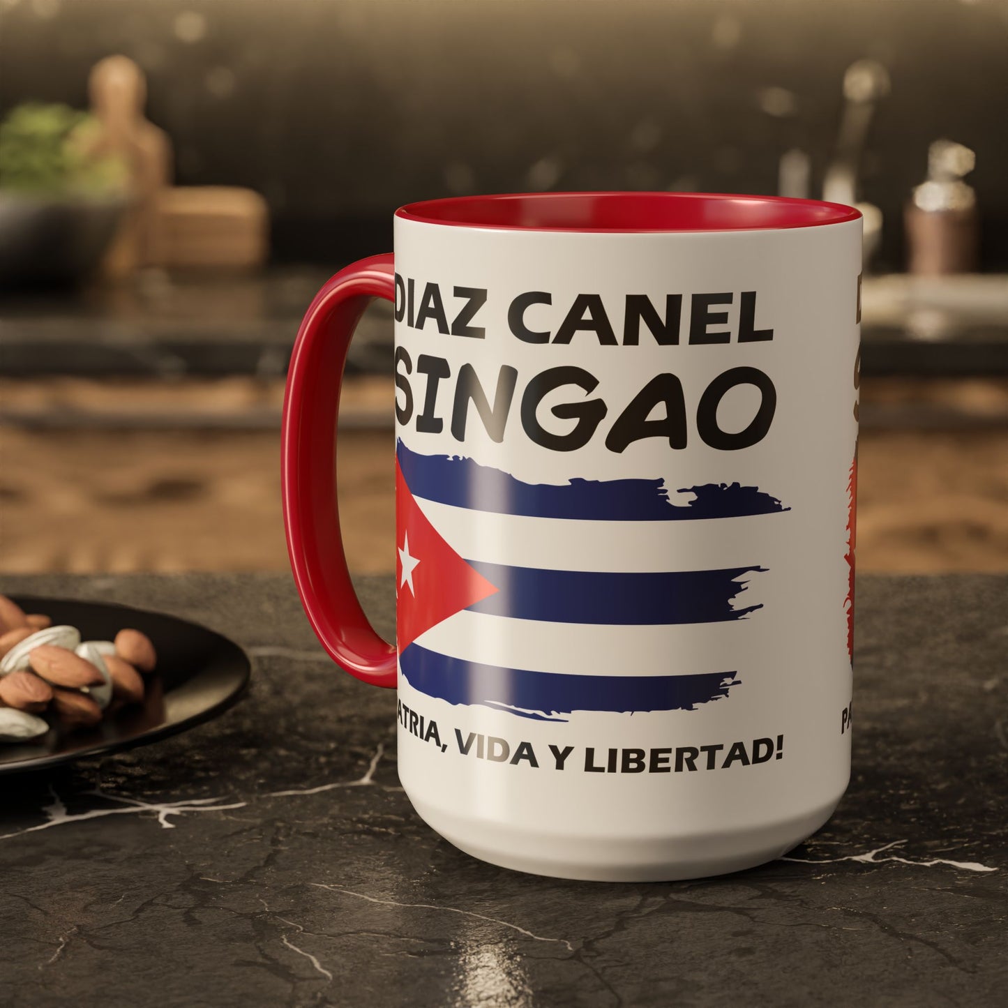 Díaz-Canel Singao Patriótica Taza