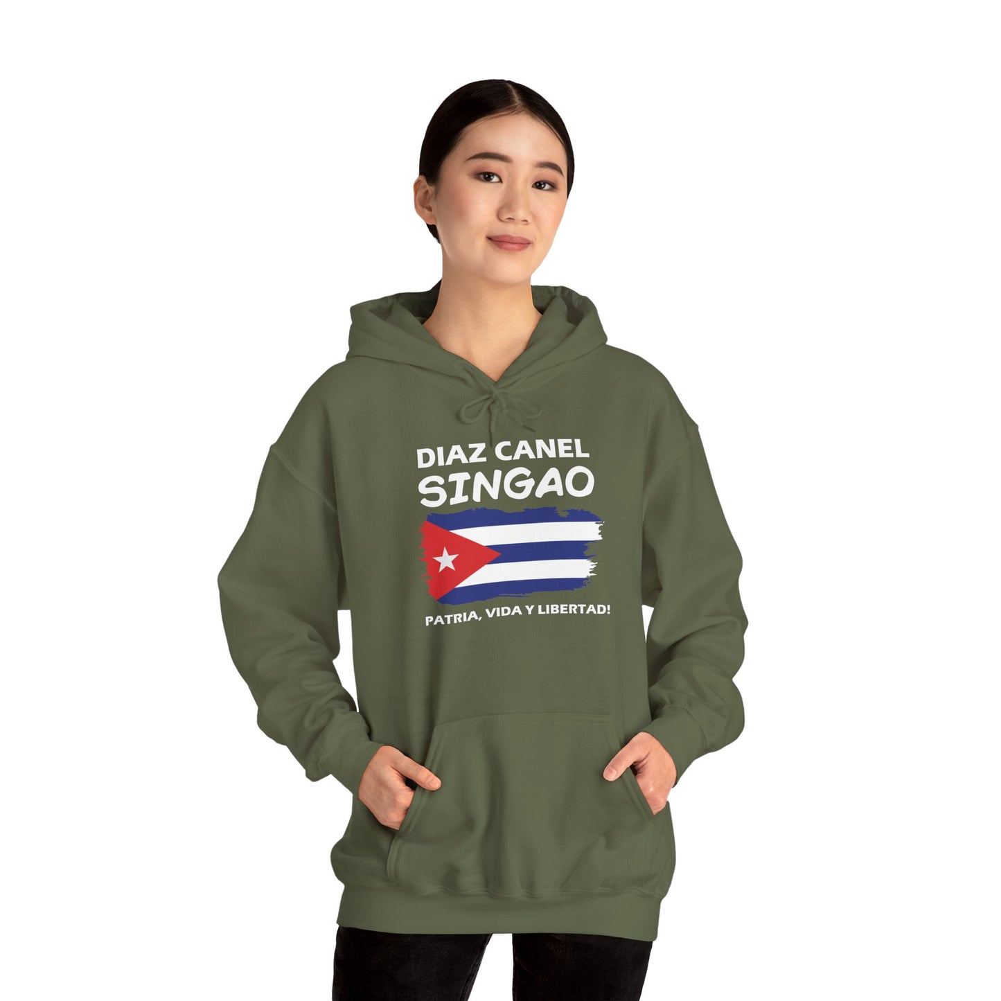 Díaz Canel Singao Patriótico Hoodie