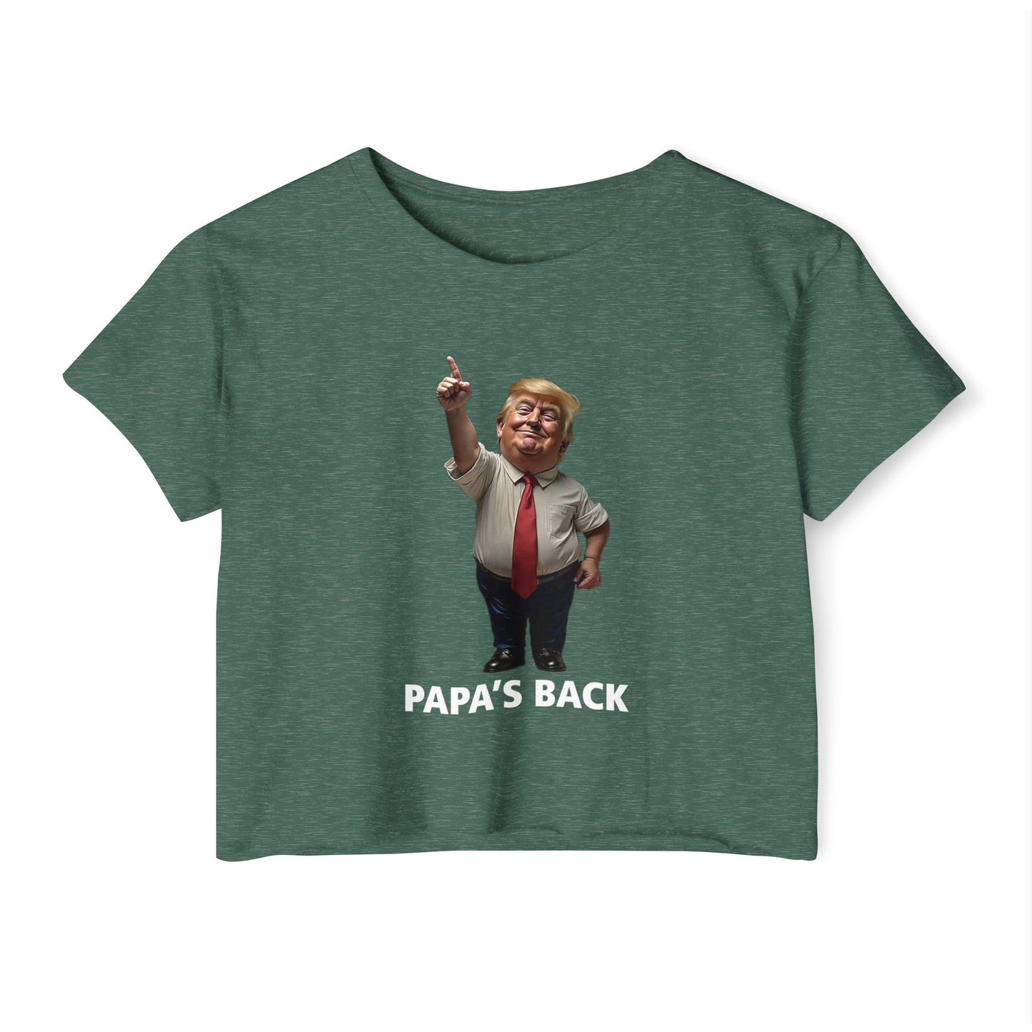Papa's Back Patriotic Crop Top