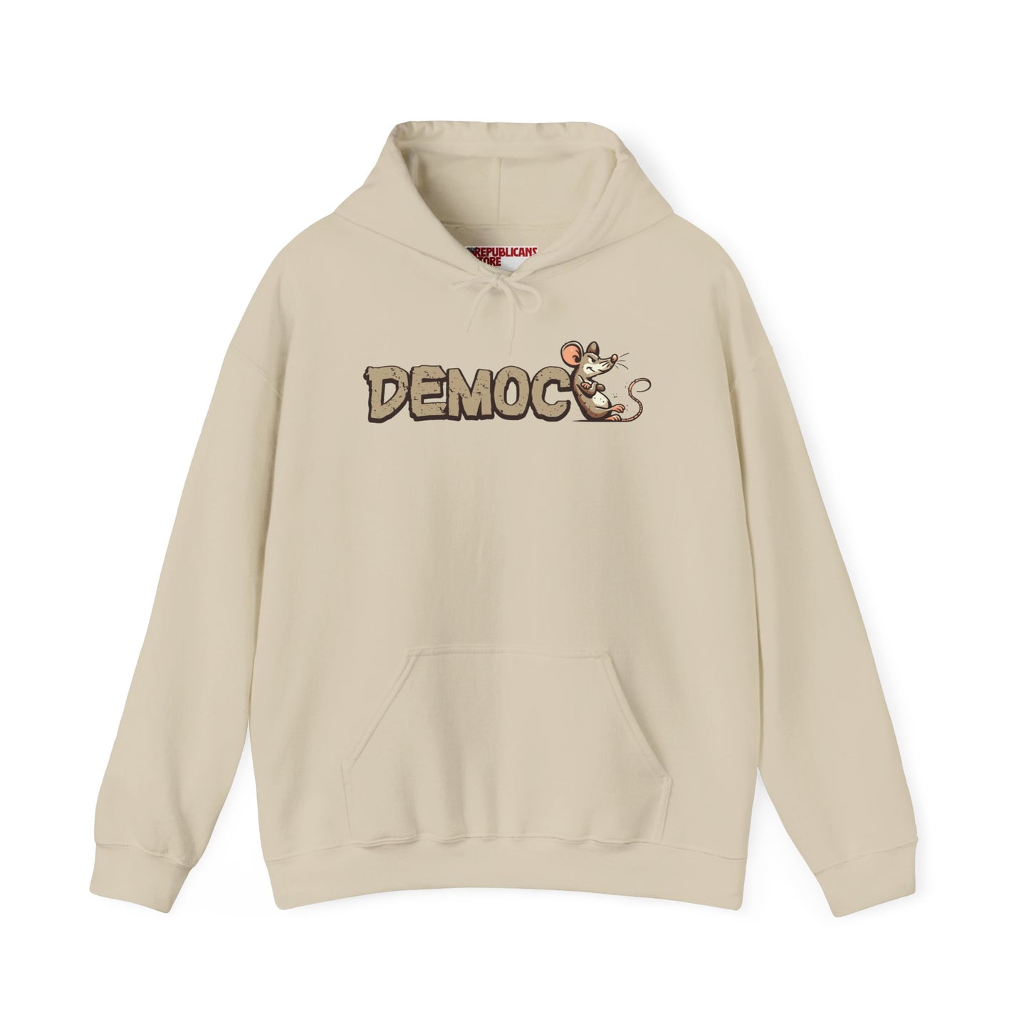 Democ-Rat Funny Political Hoodie