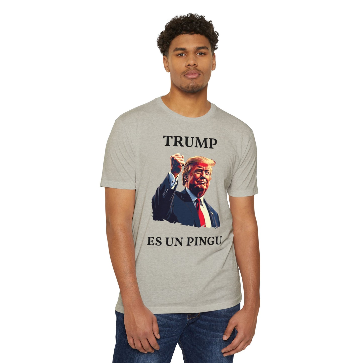 Trump es un Pingú Patriótica Camiseta