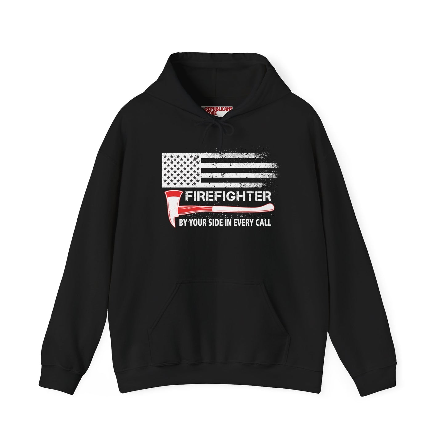 Firefighter Pride Hoodie – By Your Side in Every Call