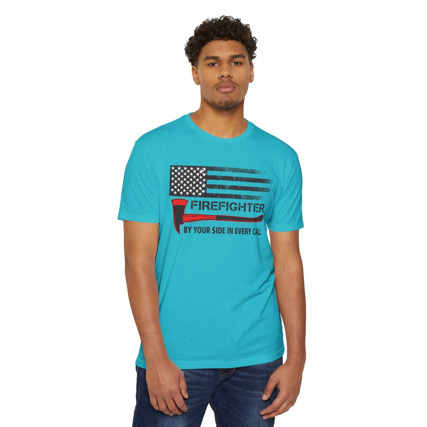 Firefighter Pride T-Shirt – By Your Side in Every Call