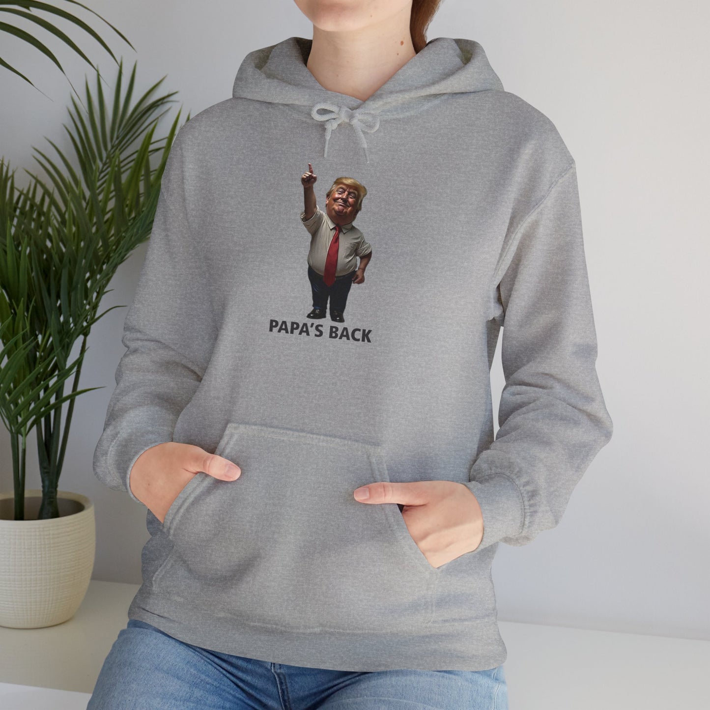 Papa's Back Patriotic Hoodie