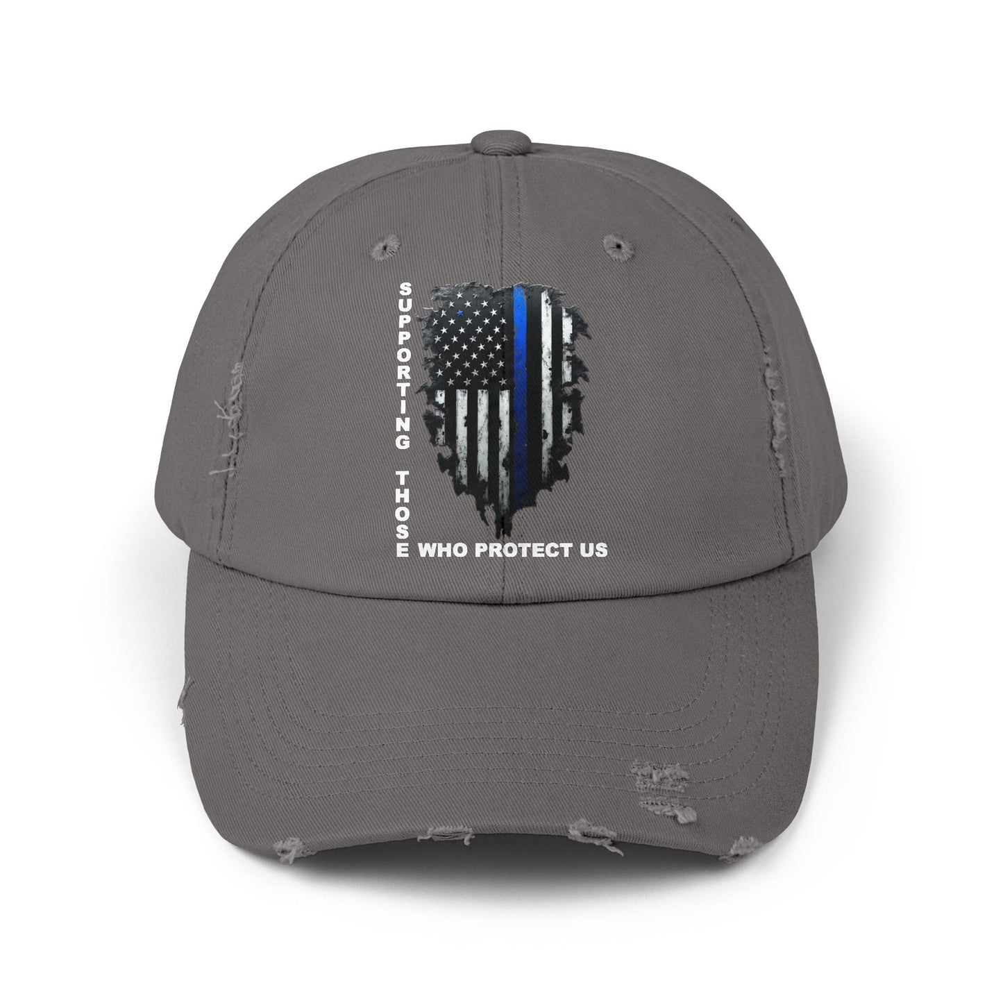 Supporting Those Who Protect Us Patriotic Printed Hat