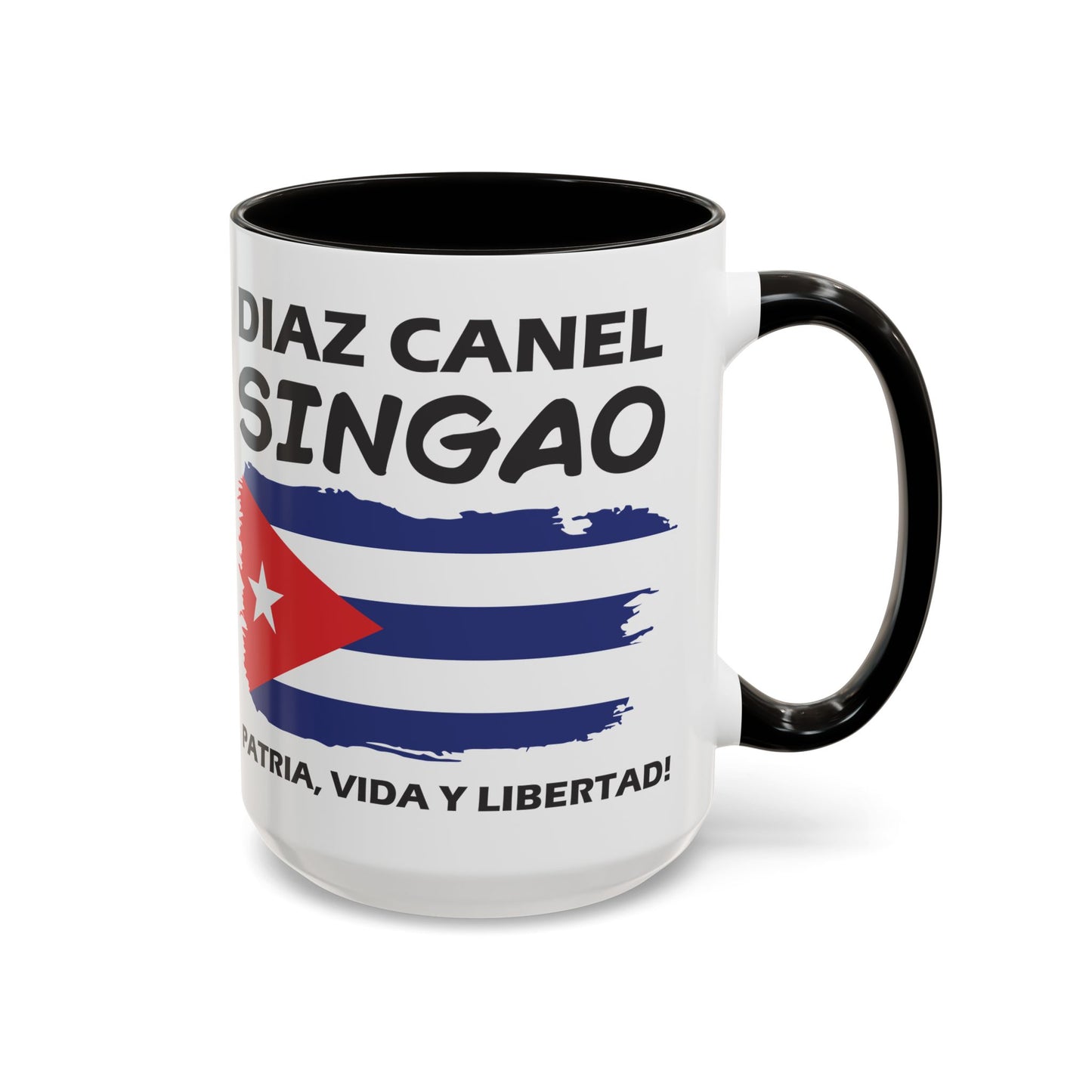 Díaz-Canel Singao Patriótica Taza