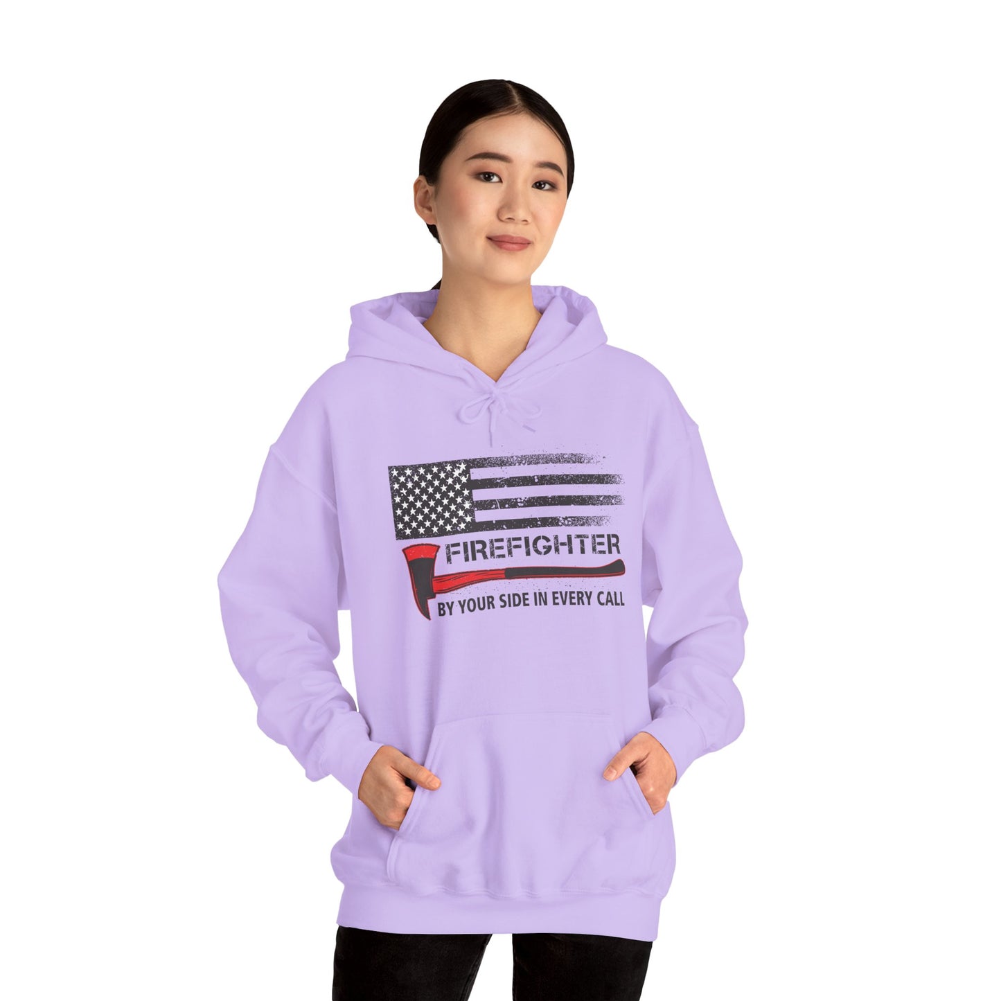 Firefighter Pride Hoodie – By Your Side in Every Call