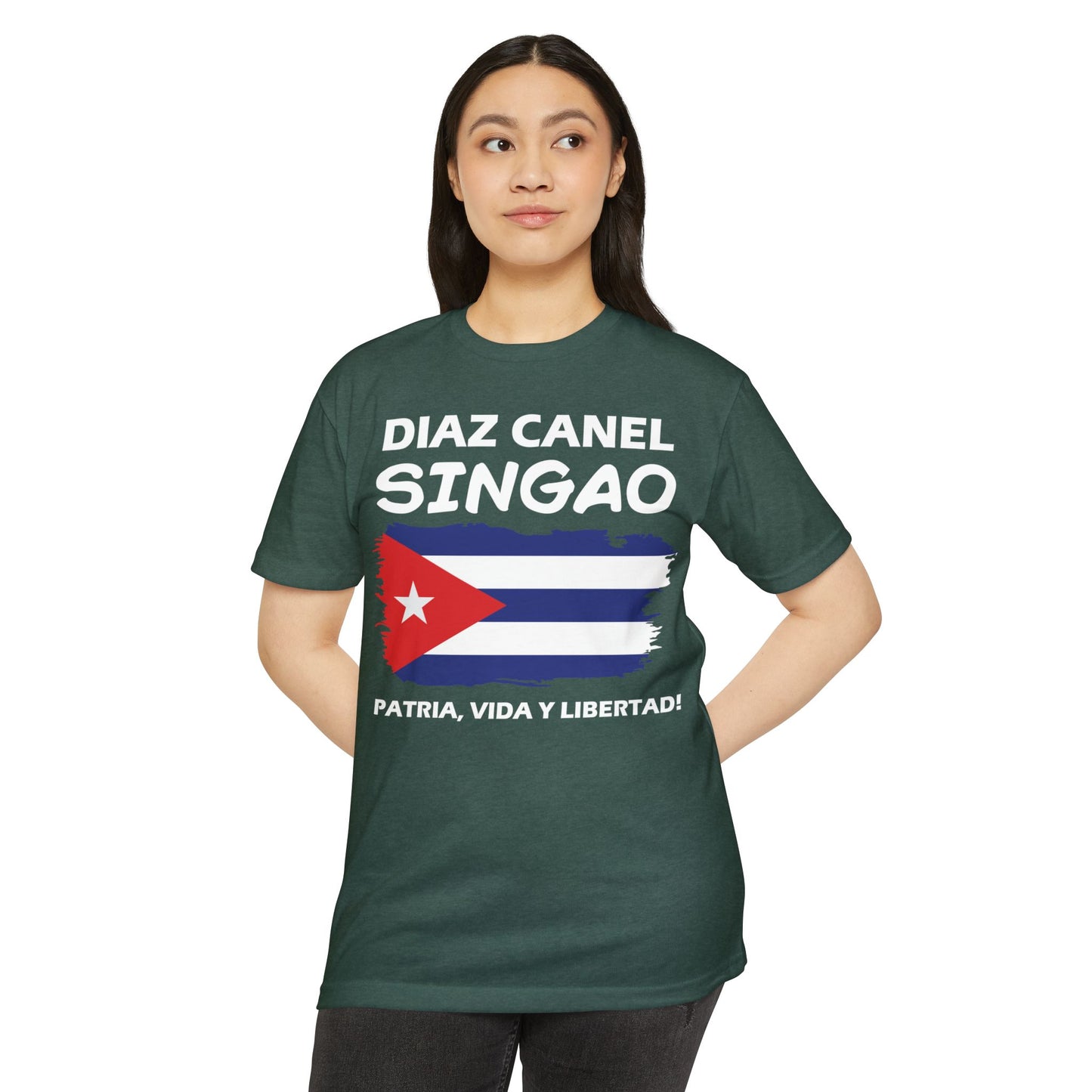 Díaz-Canel Singao Patriótica Camiseta