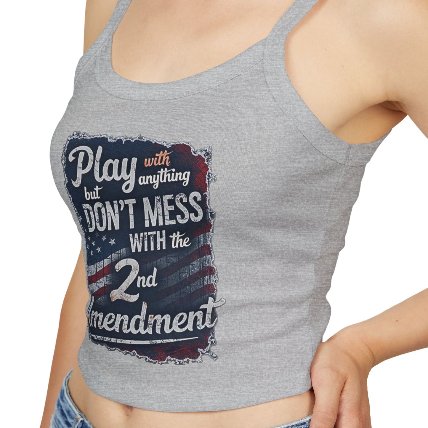 Don't Mess with the 2nd Amendment Patriotic Tank Top
