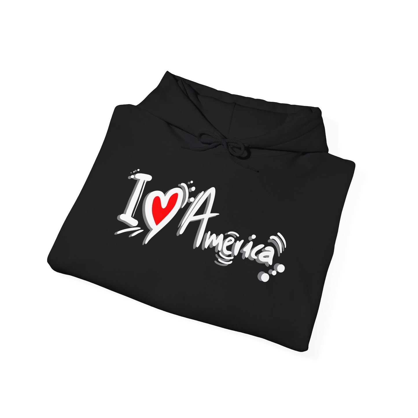 I Love America Unisex Hoodie Sweatshirt
