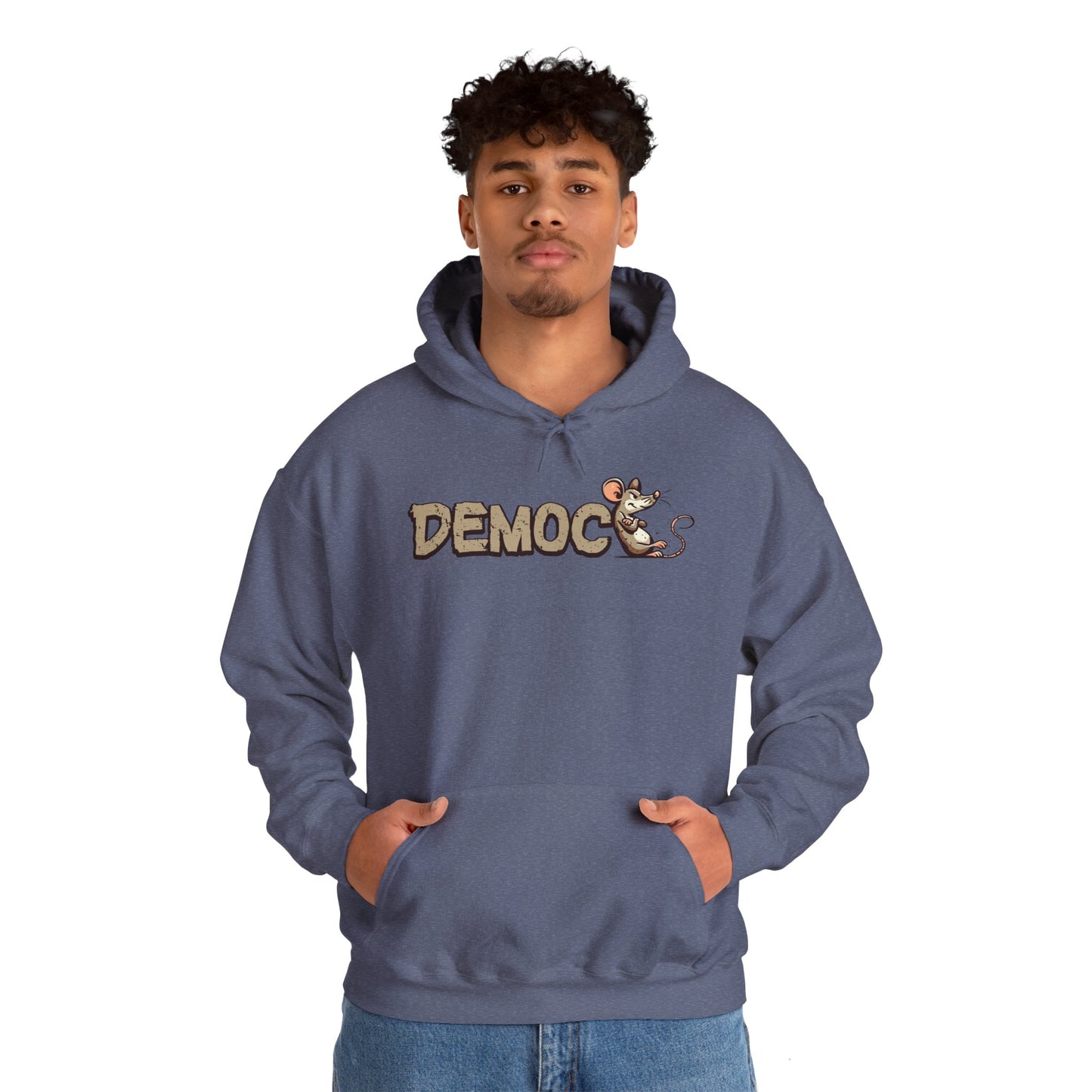 Democ-Rat Funny Political Hoodie