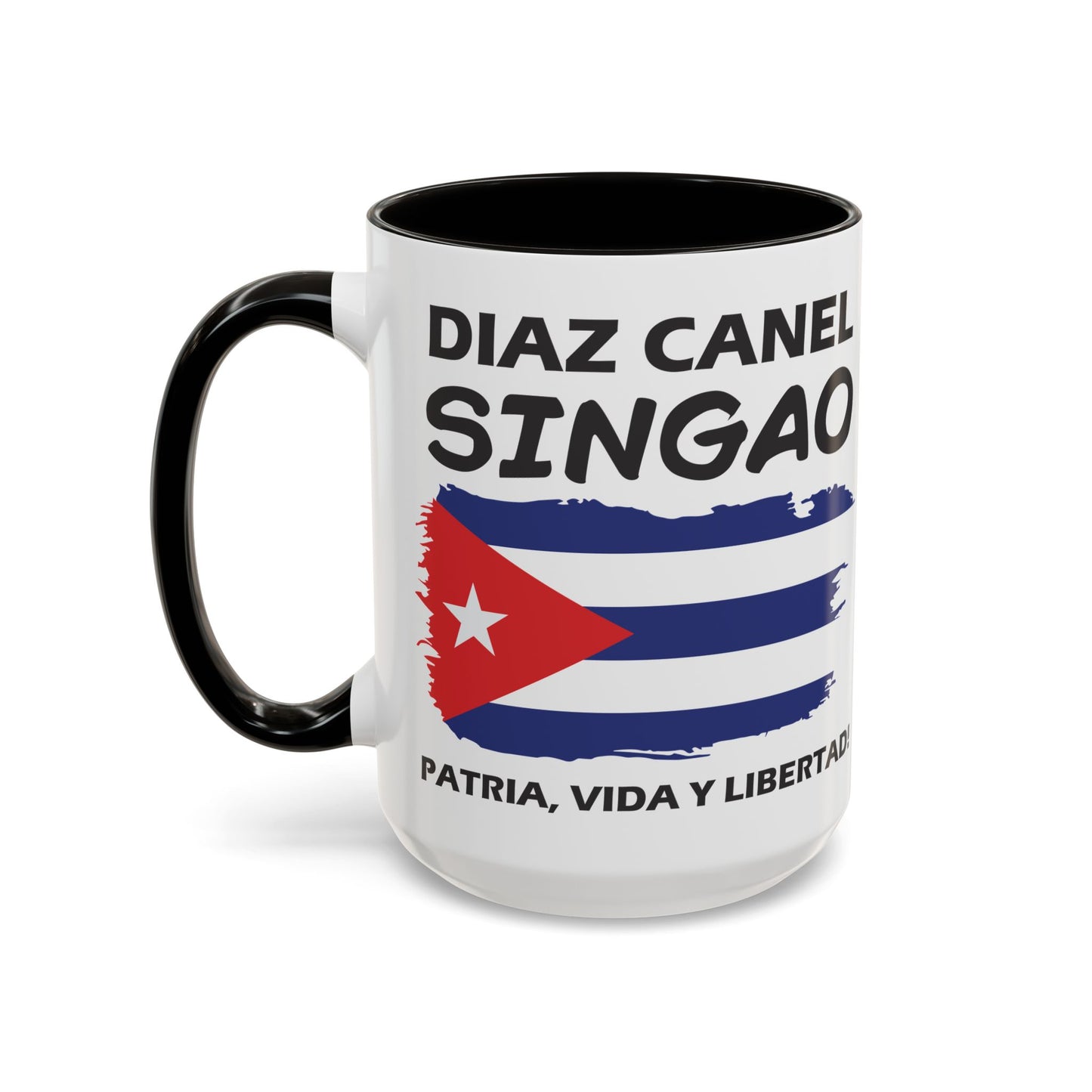 Díaz-Canel Singao Patriótica Taza