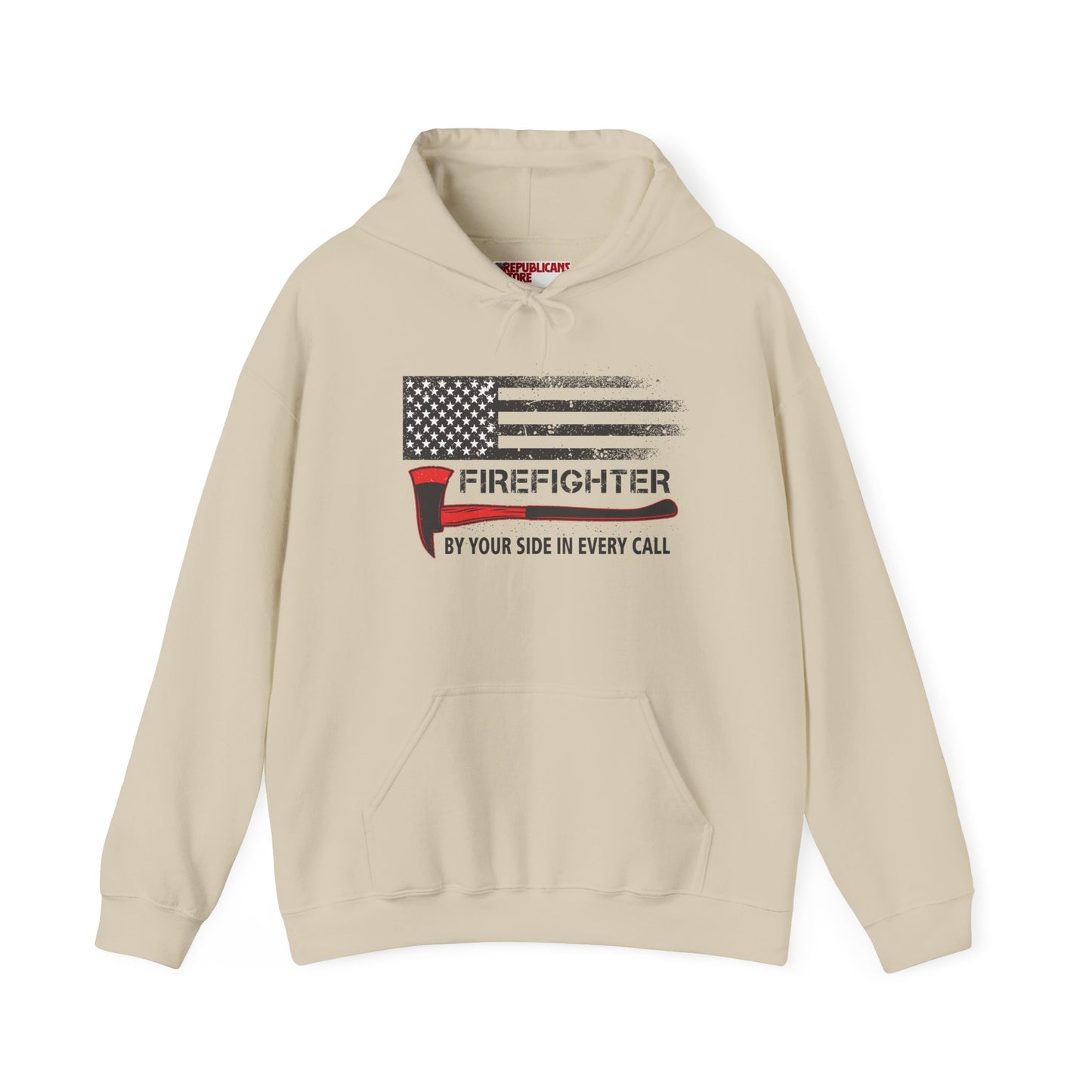 Firefighter Pride Hoodie – By Your Side in Every Call