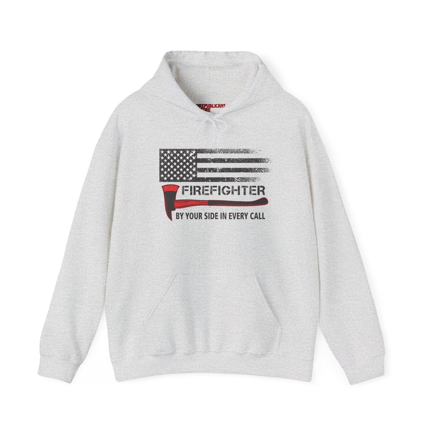 Firefighter Pride Hoodie – By Your Side in Every Call