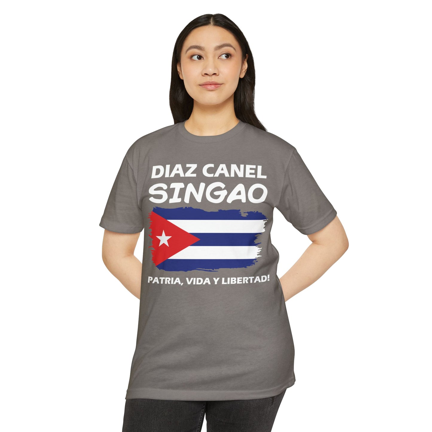 Díaz-Canel Singao Patriótica Camiseta