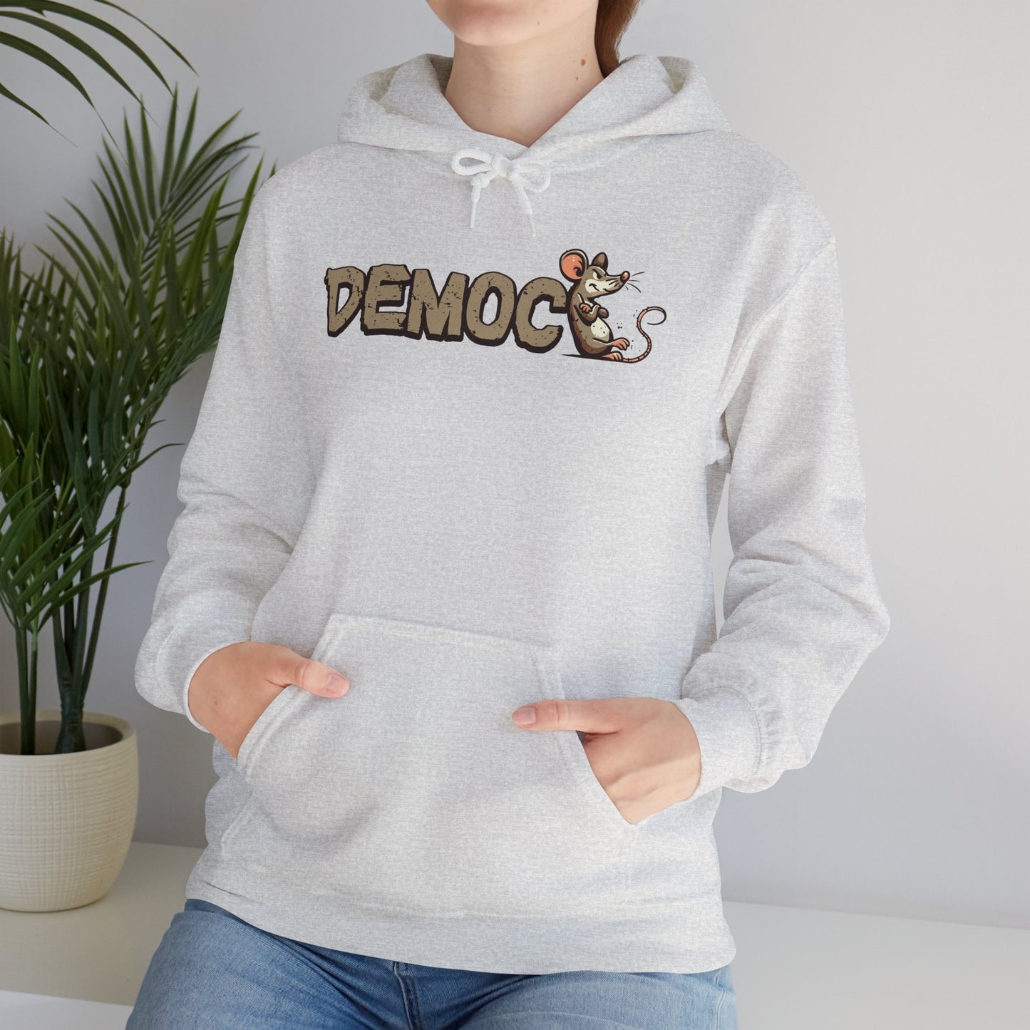 Democ-Rat Funny Political Hoodie