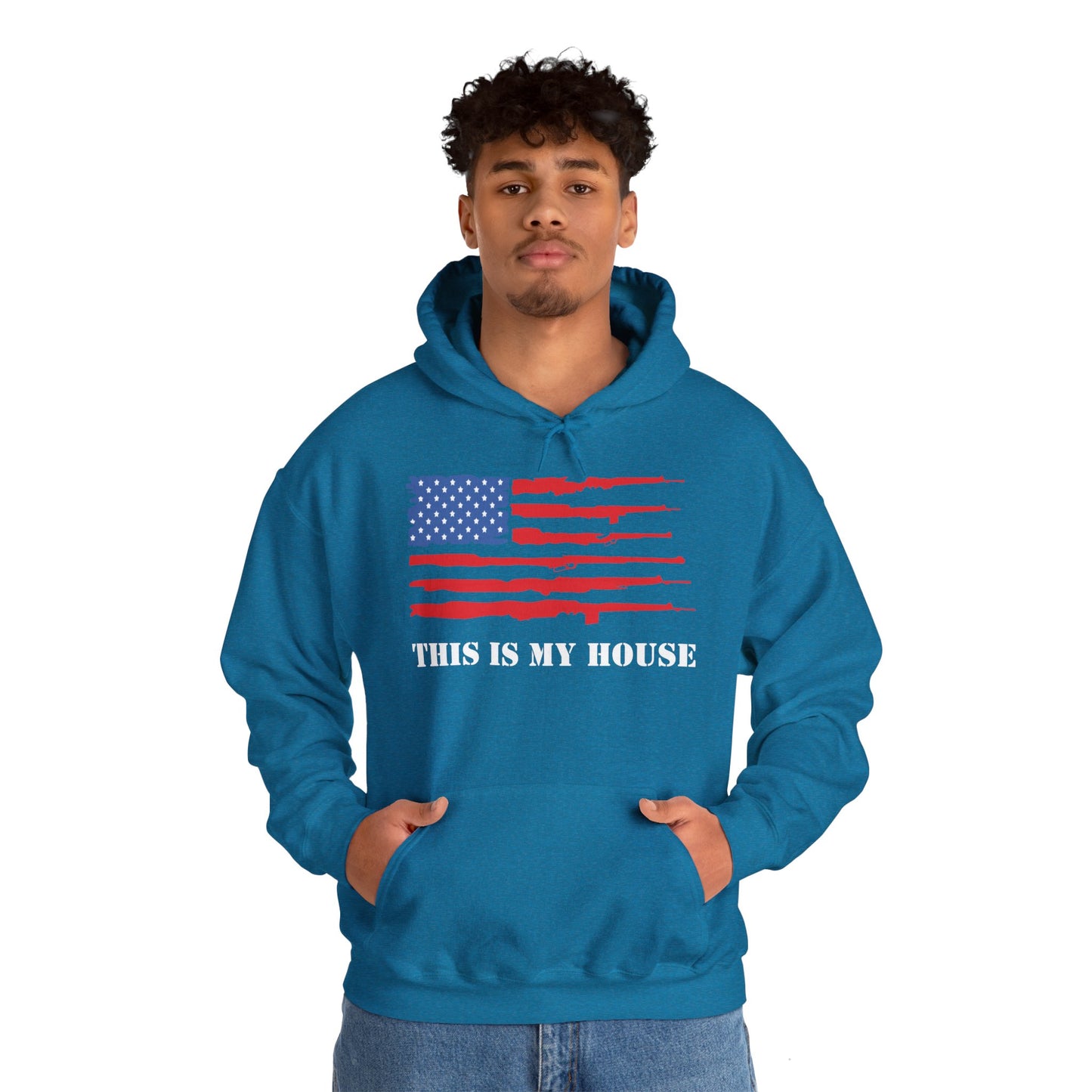 This Is My House Patriotic Hooded Sweatshirt