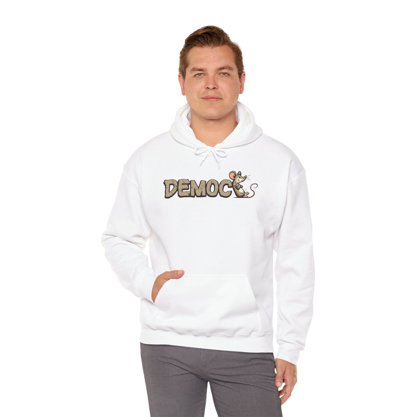 Democ-Rat Funny Political Hoodie