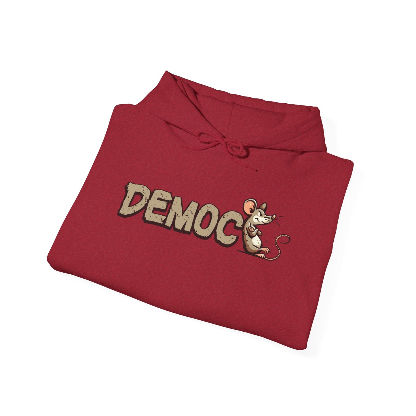 Democ-Rat Funny Political Hoodie