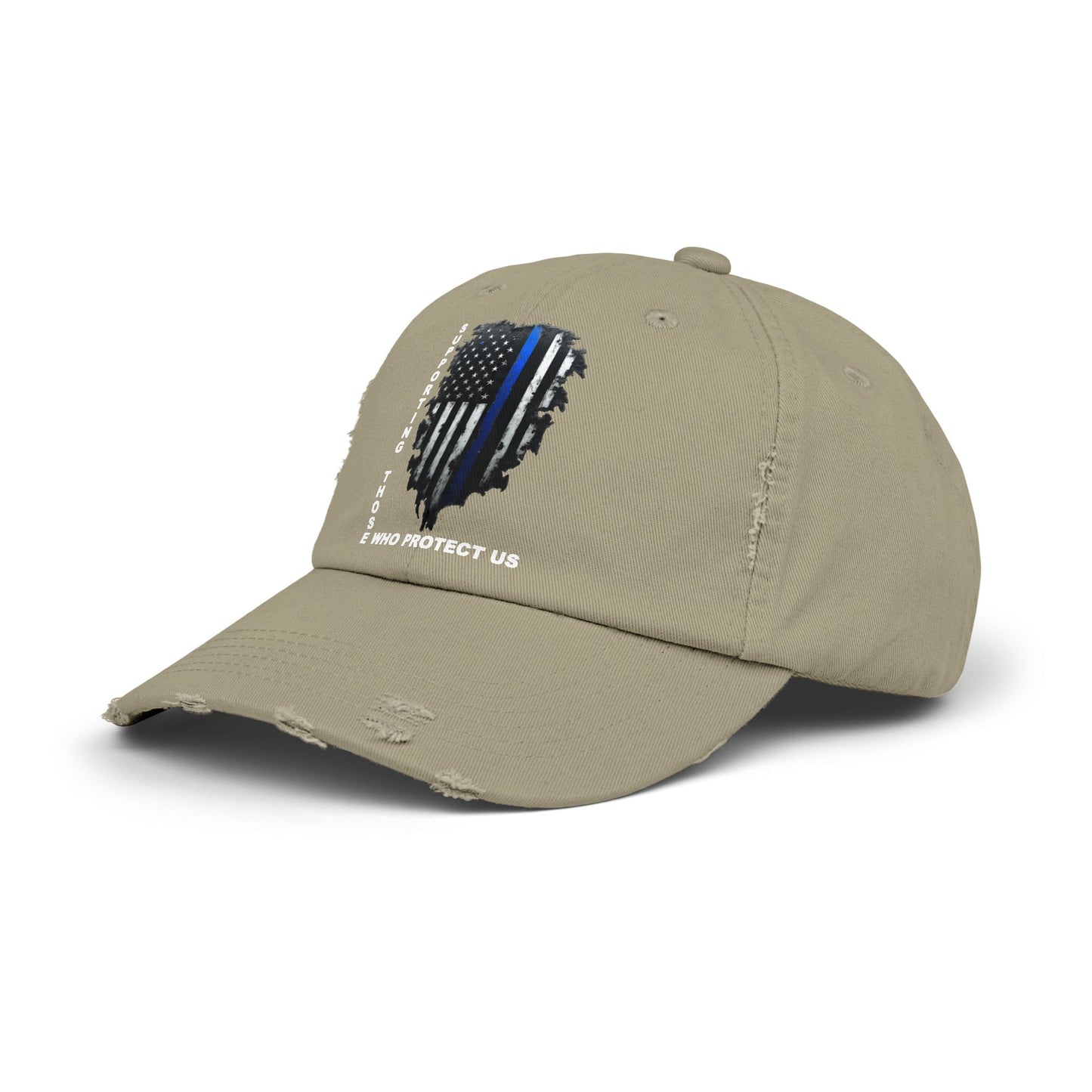 Supporting Those Who Protect Us Patriotic Printed Hat
