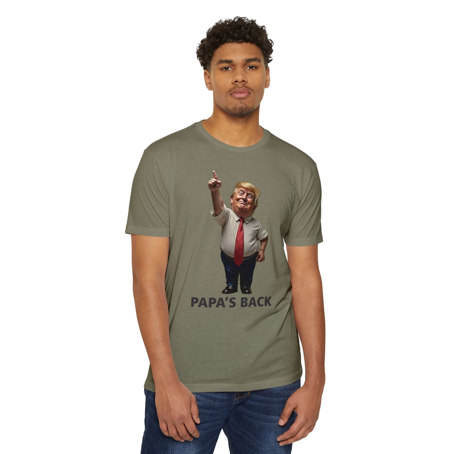 Papa's Back Patriotic T-Shirt