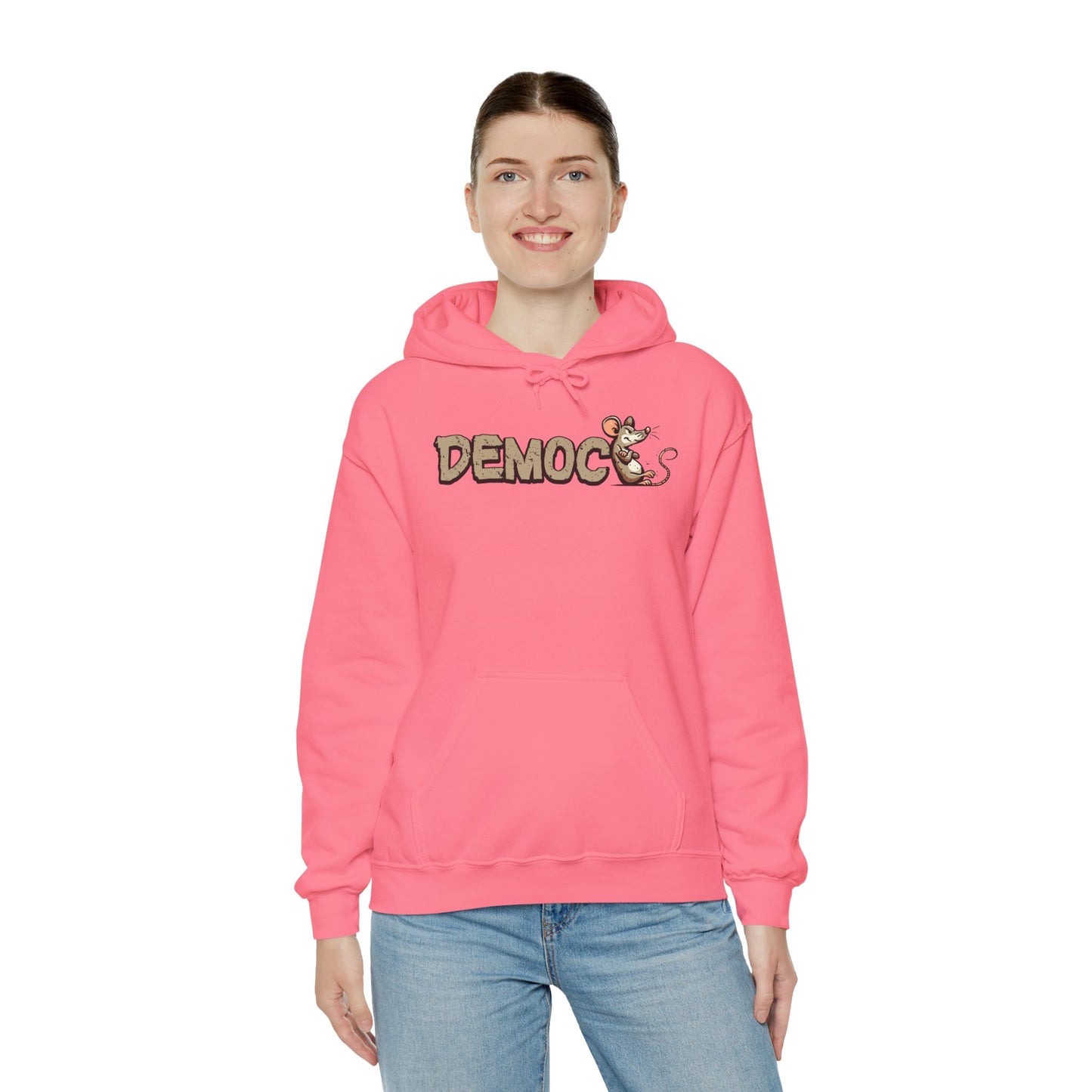 Democ-Rat Funny Political Hoodie
