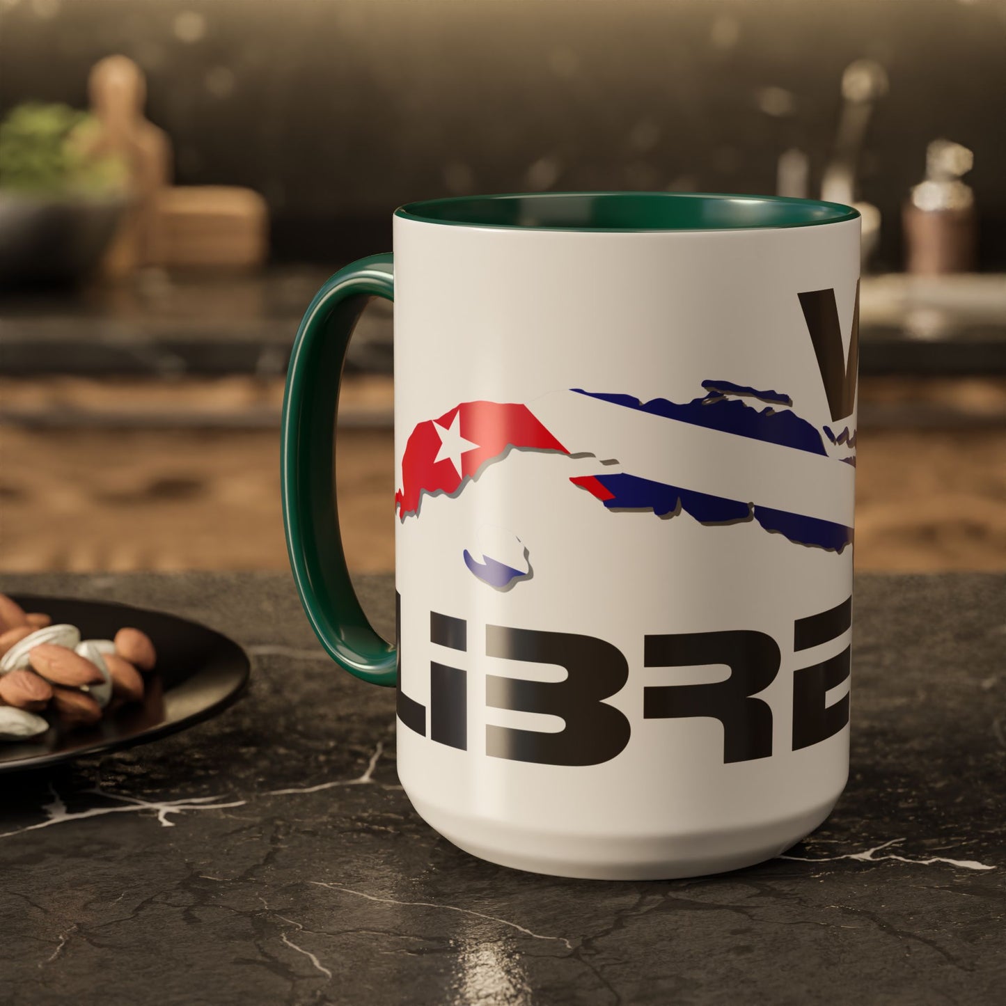 Viva Cuba Libre Patriótica Taza