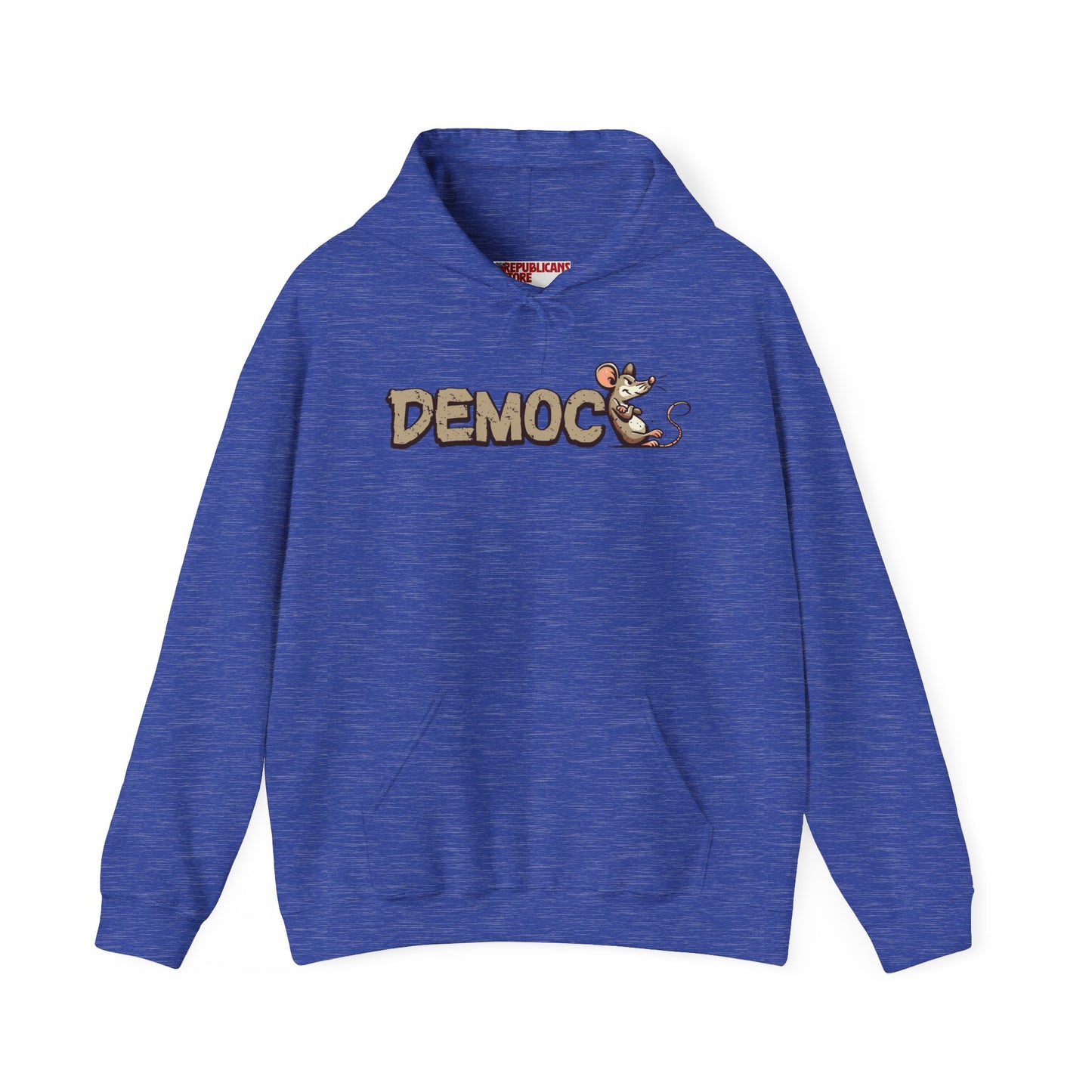 Democ-Rat Funny Political Hoodie