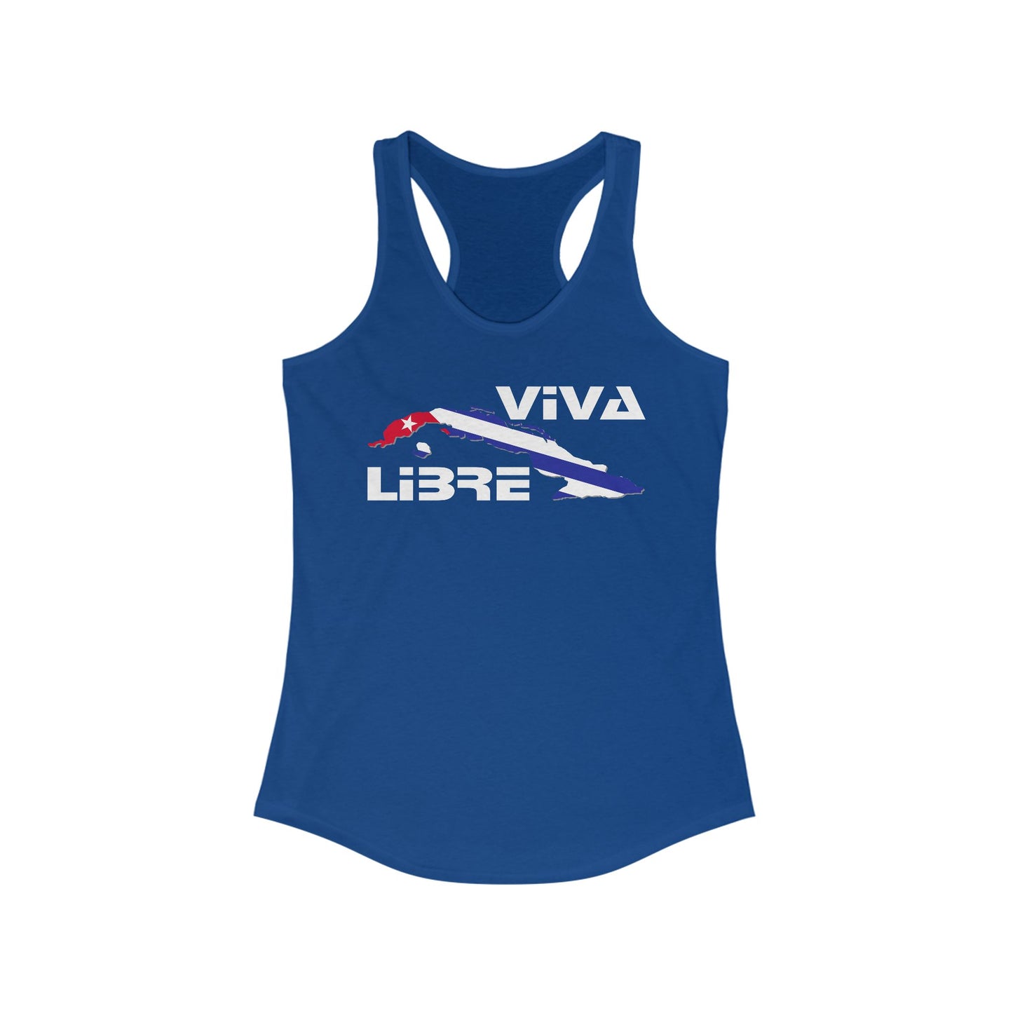 Viva Cuba Libre Patriótico Racerback Tank