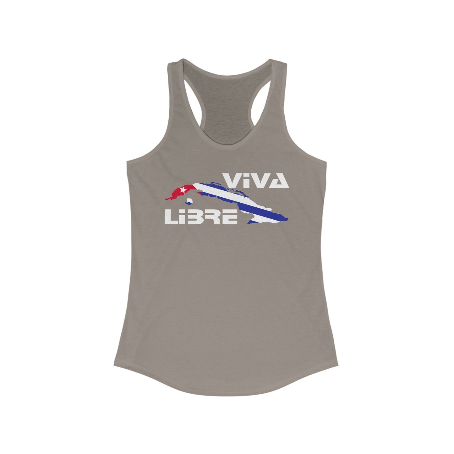 Viva Cuba Libre Patriótico Racerback Tank