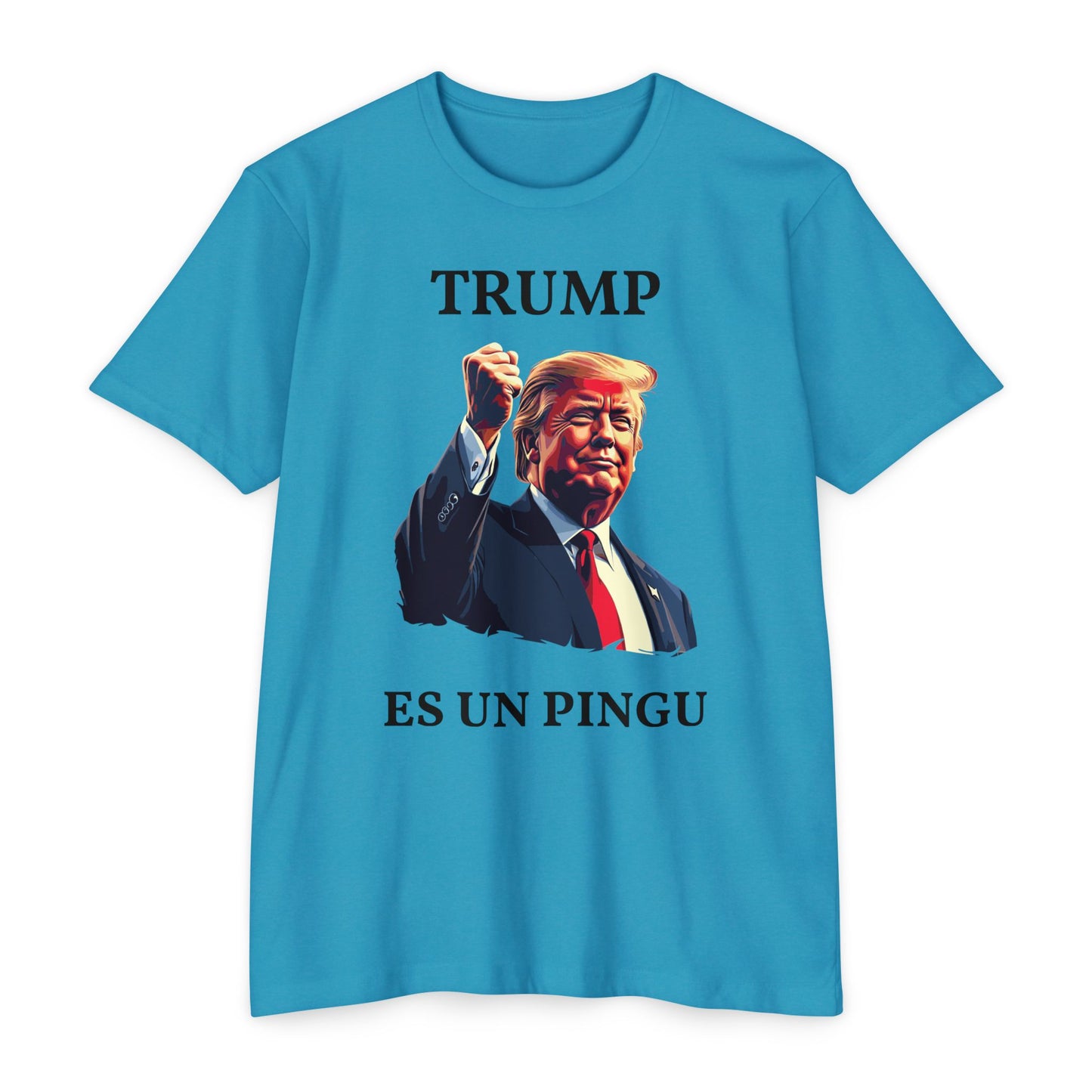 Trump es un Pingú Patriótica Camiseta