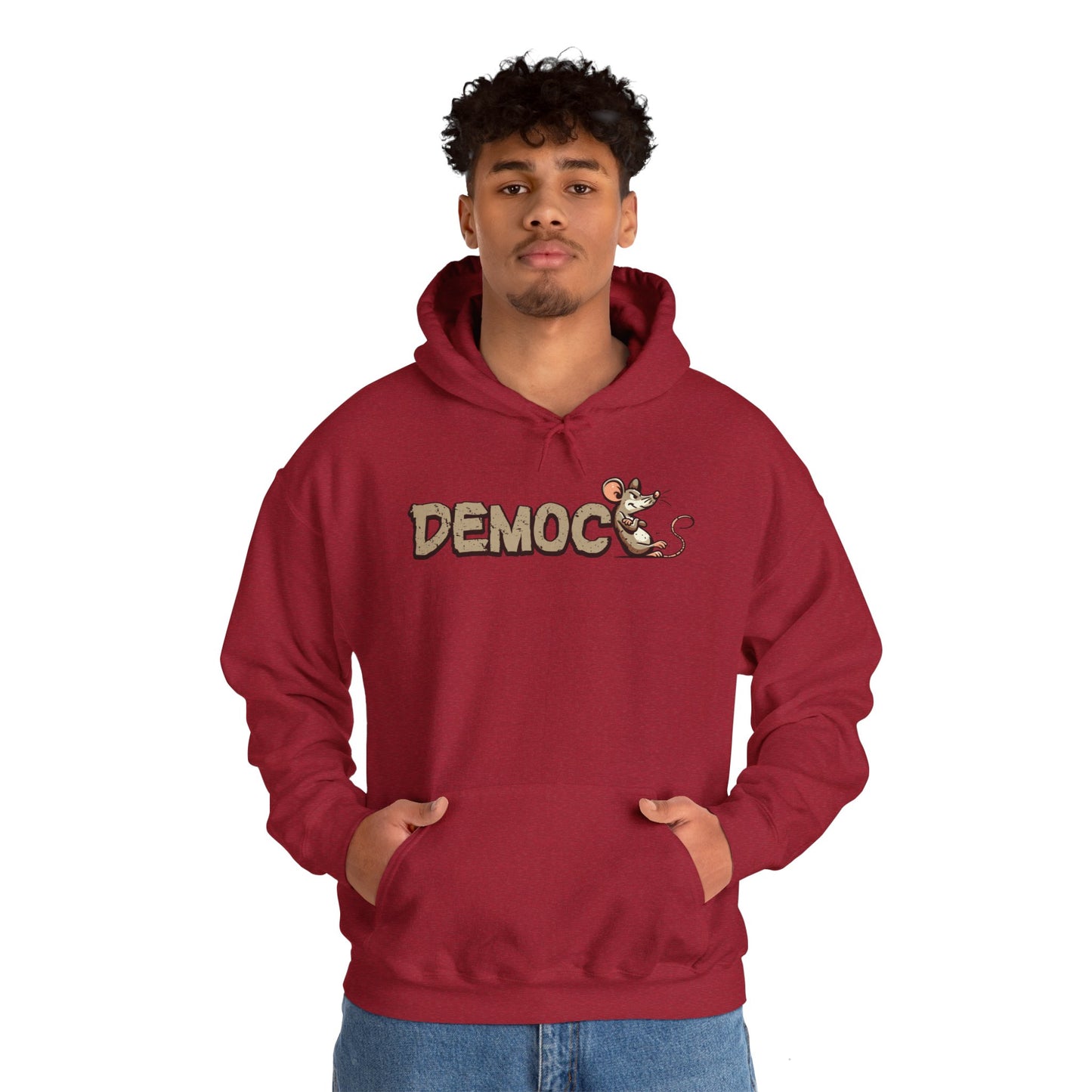 Democ-Rat Funny Political Hoodie