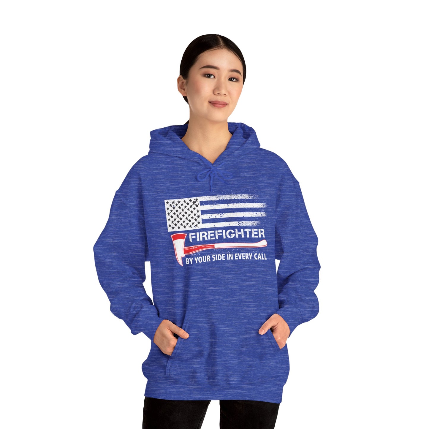 Firefighter Pride Hoodie – By Your Side in Every Call