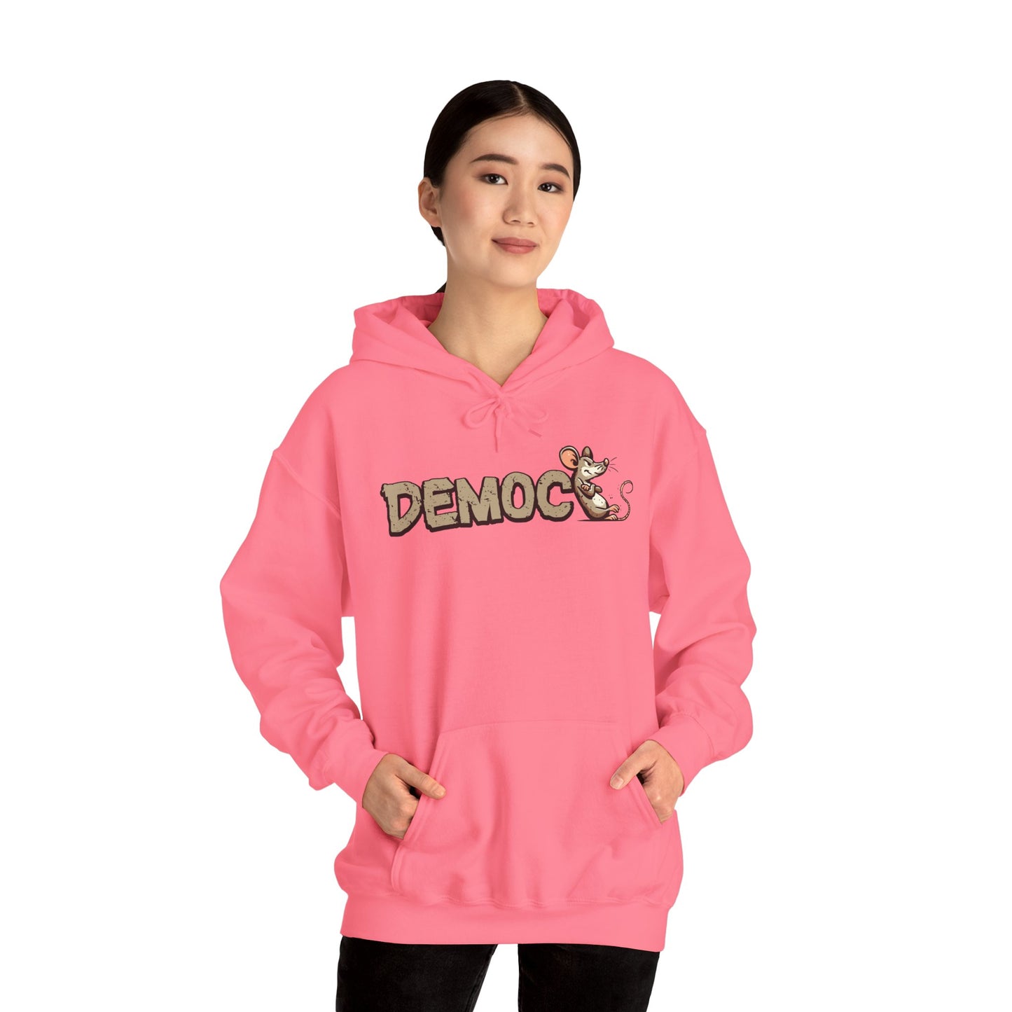 Democ-Rat Funny Political Hoodie