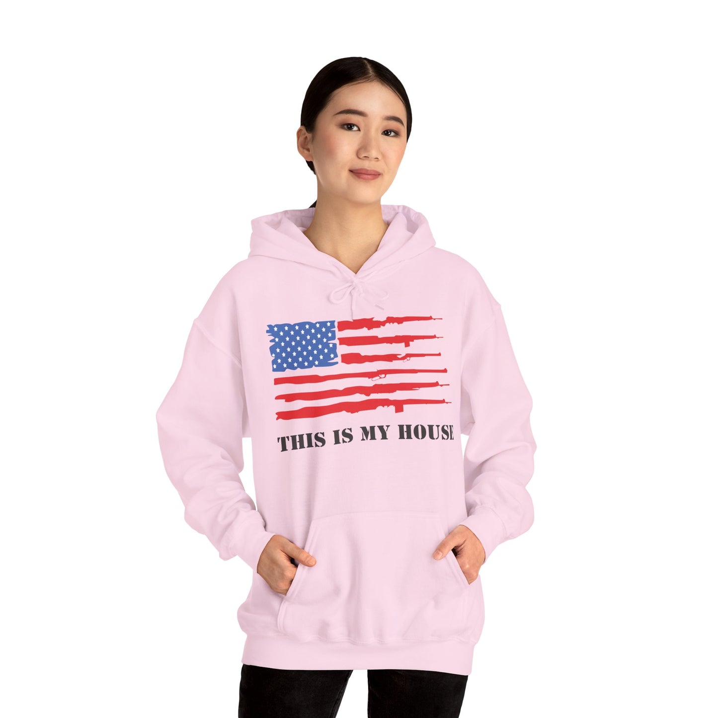 This Is My House Patriotic Hooded Sweatshirt
