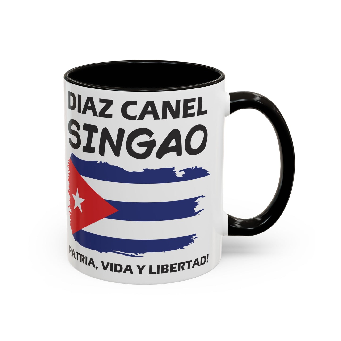 Díaz-Canel Singao Patriótica Taza