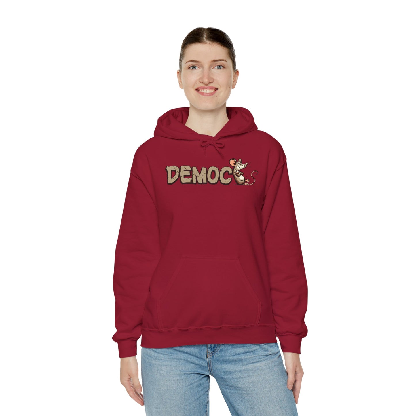 Democ-Rat Funny Political Hoodie