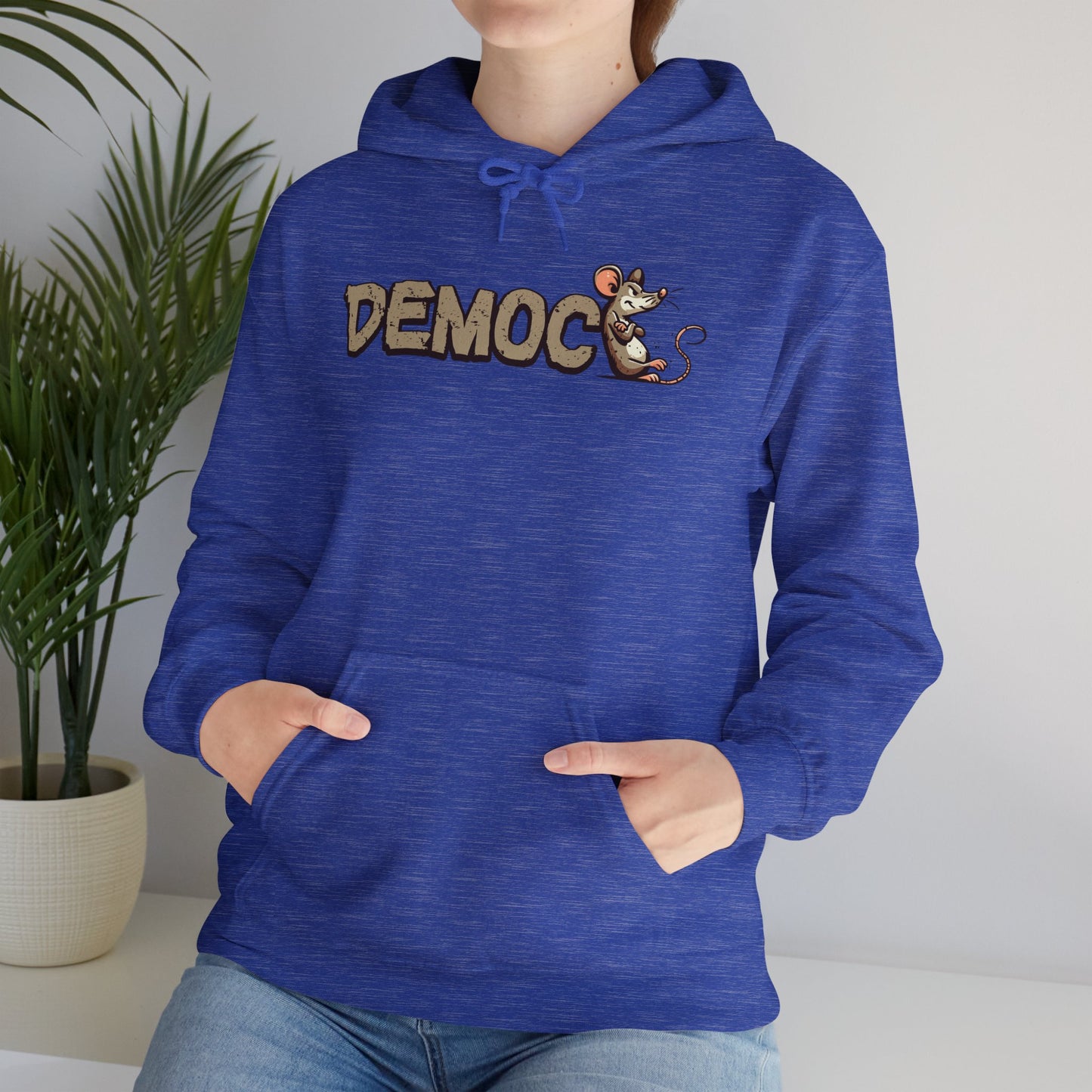 Democ-Rat Funny Political Hoodie