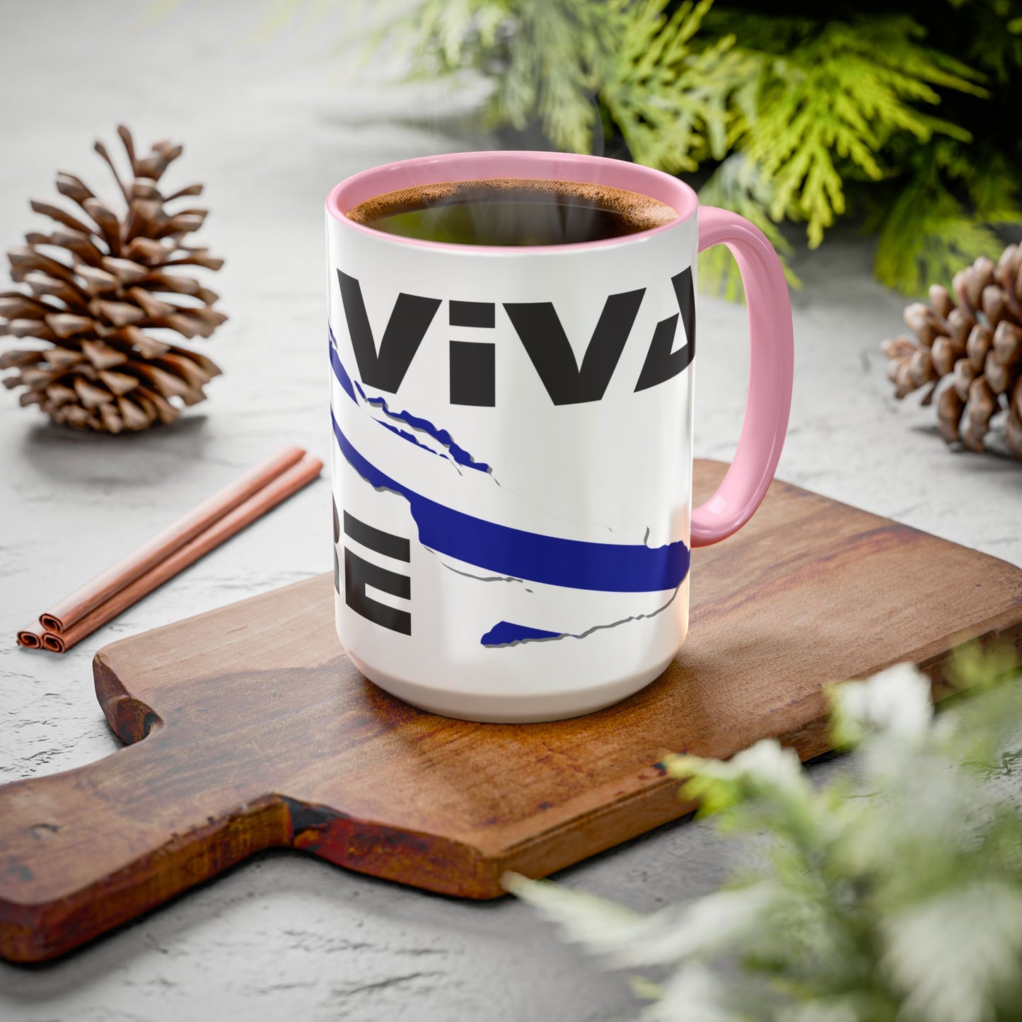 Viva Cuba Libre Patriótica Taza