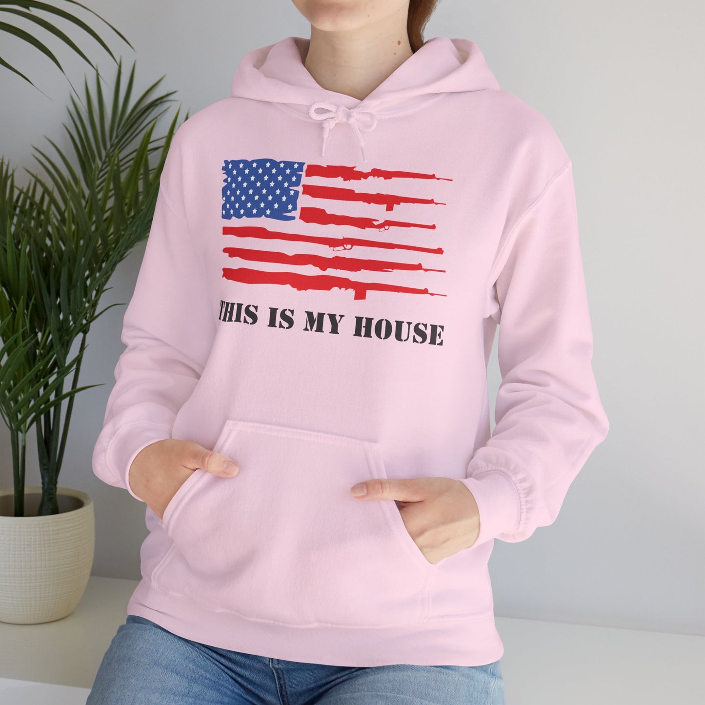 This Is My House Patriotic Hooded Sweatshirt