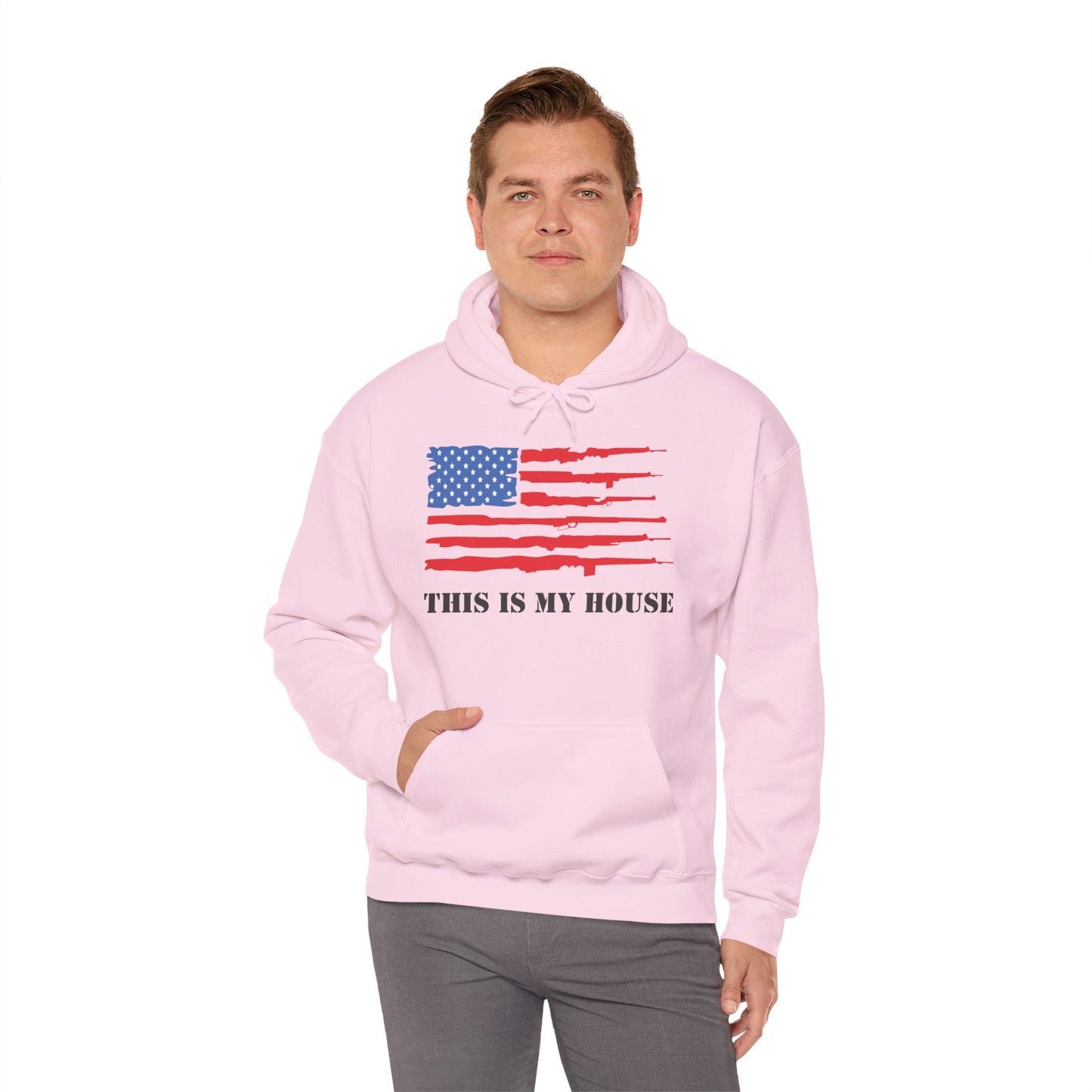 This Is My House Patriotic Hooded Sweatshirt
