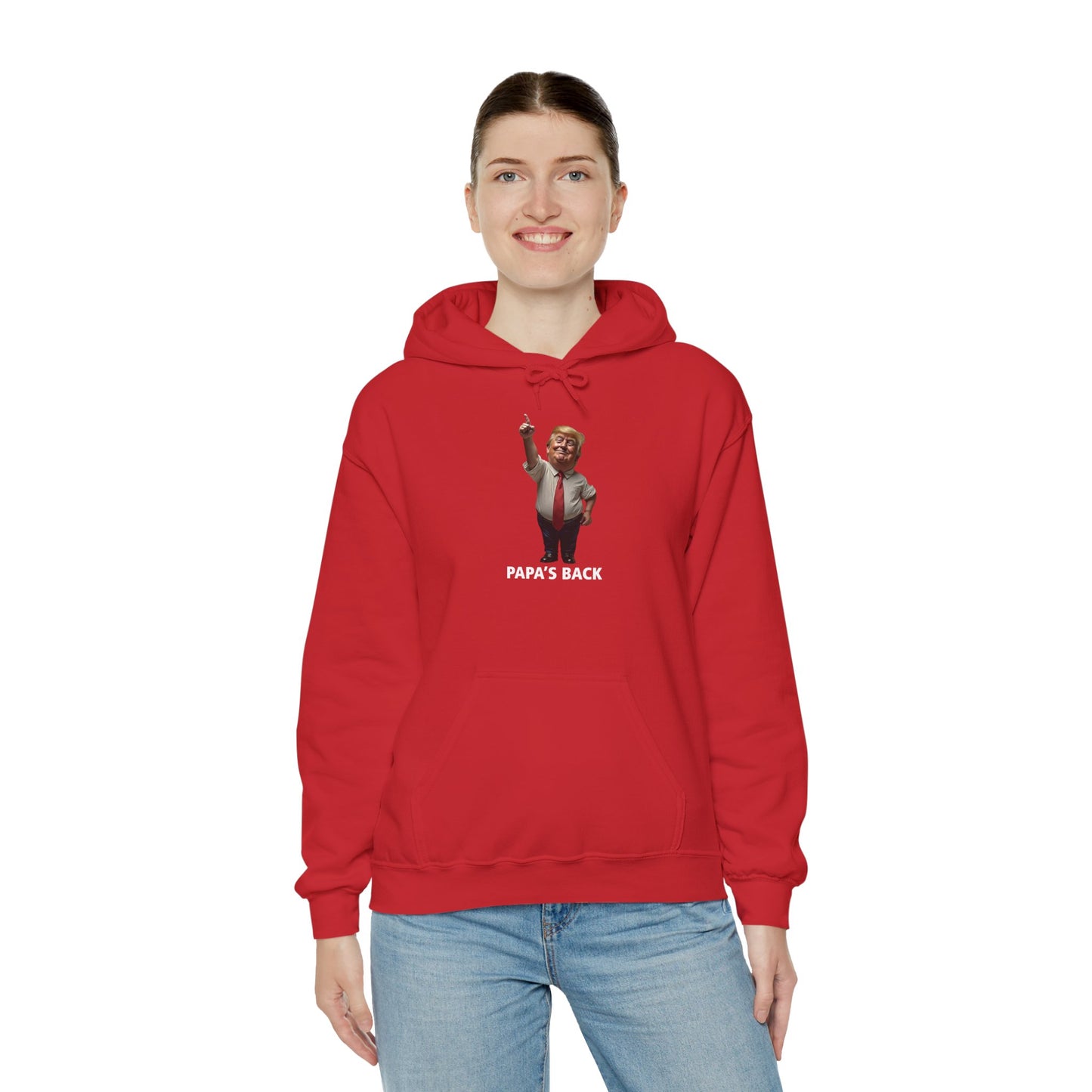 Papa's Back Patriotic Hoodie