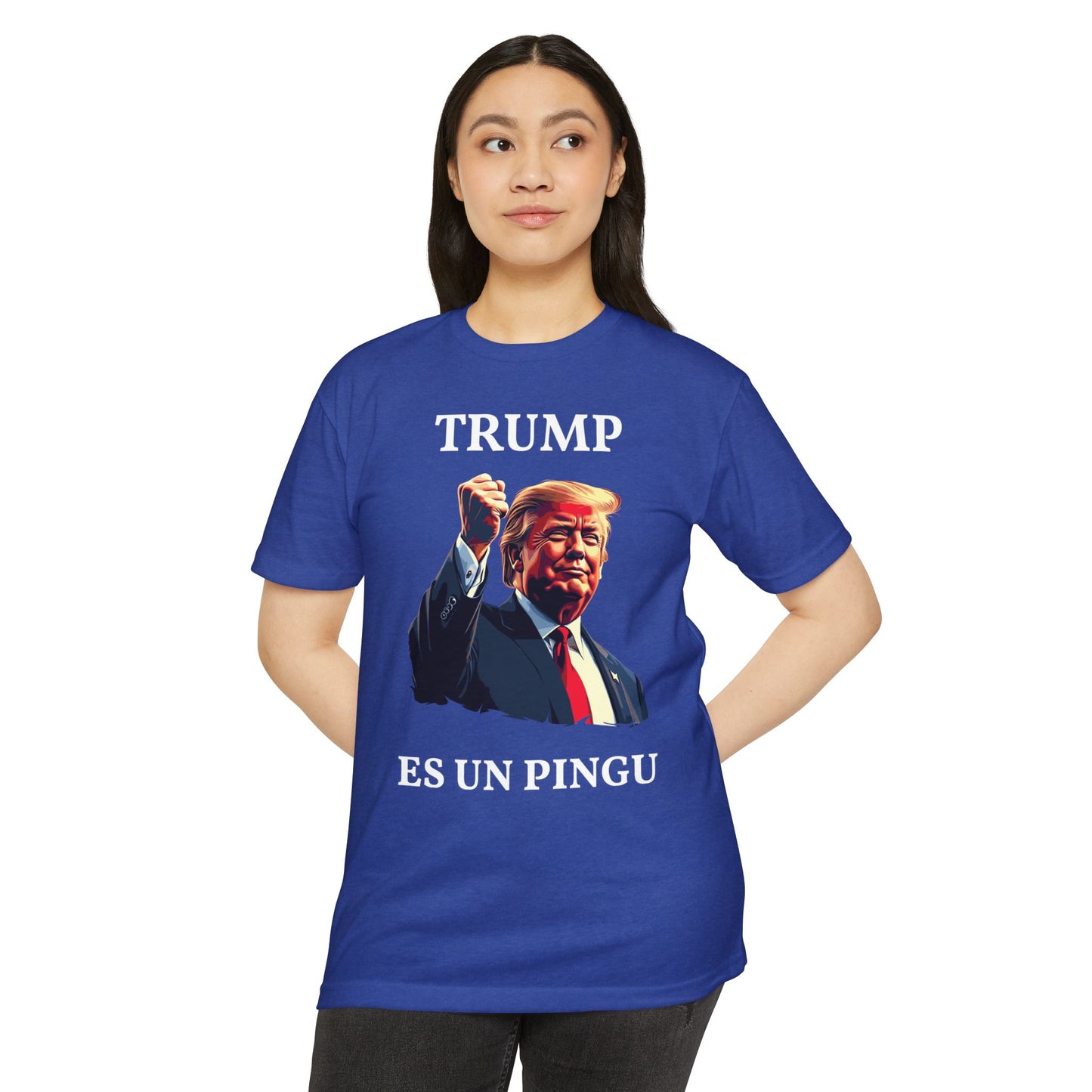 Trump es un Pingú Patriótica Camiseta