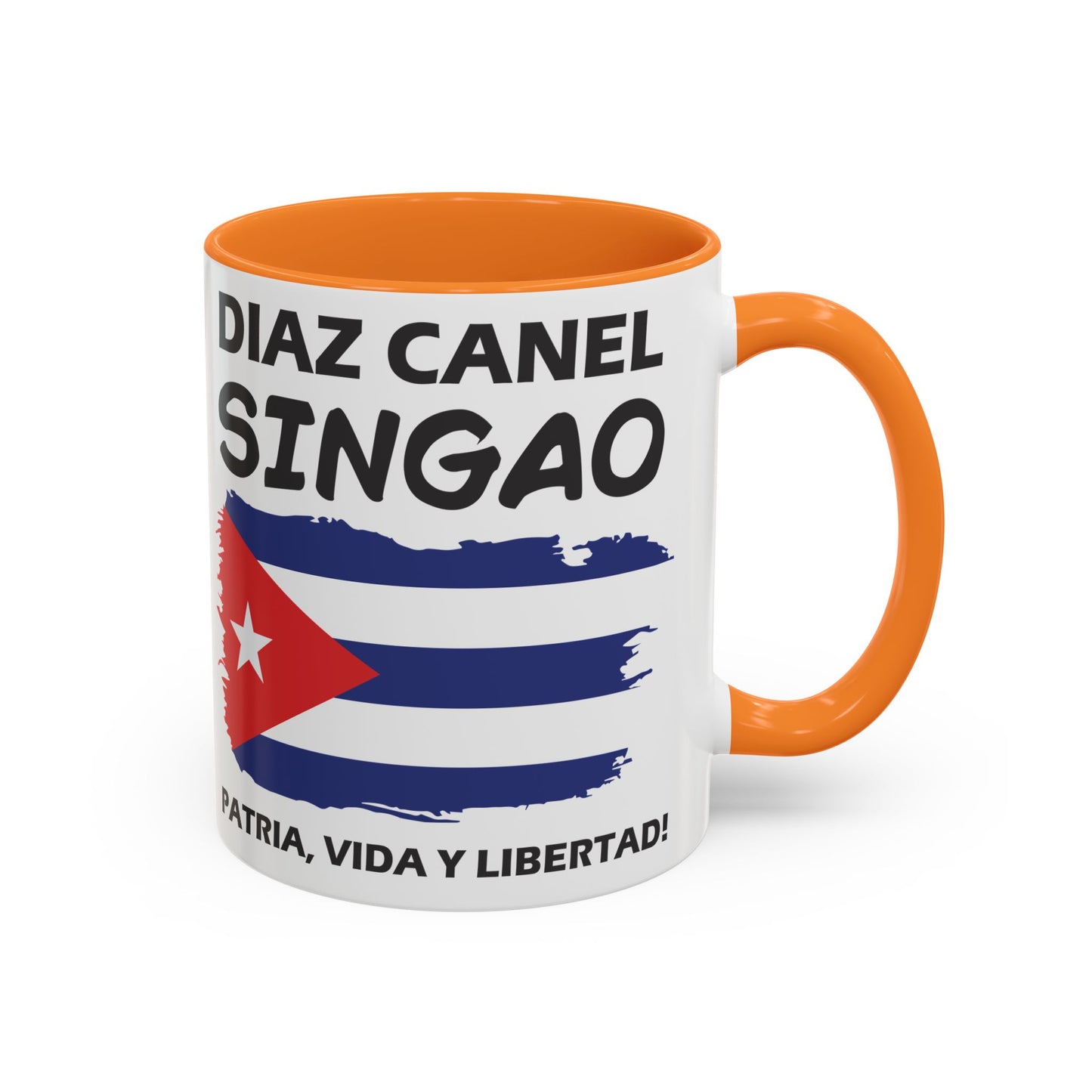 Díaz-Canel Singao Patriótica Taza